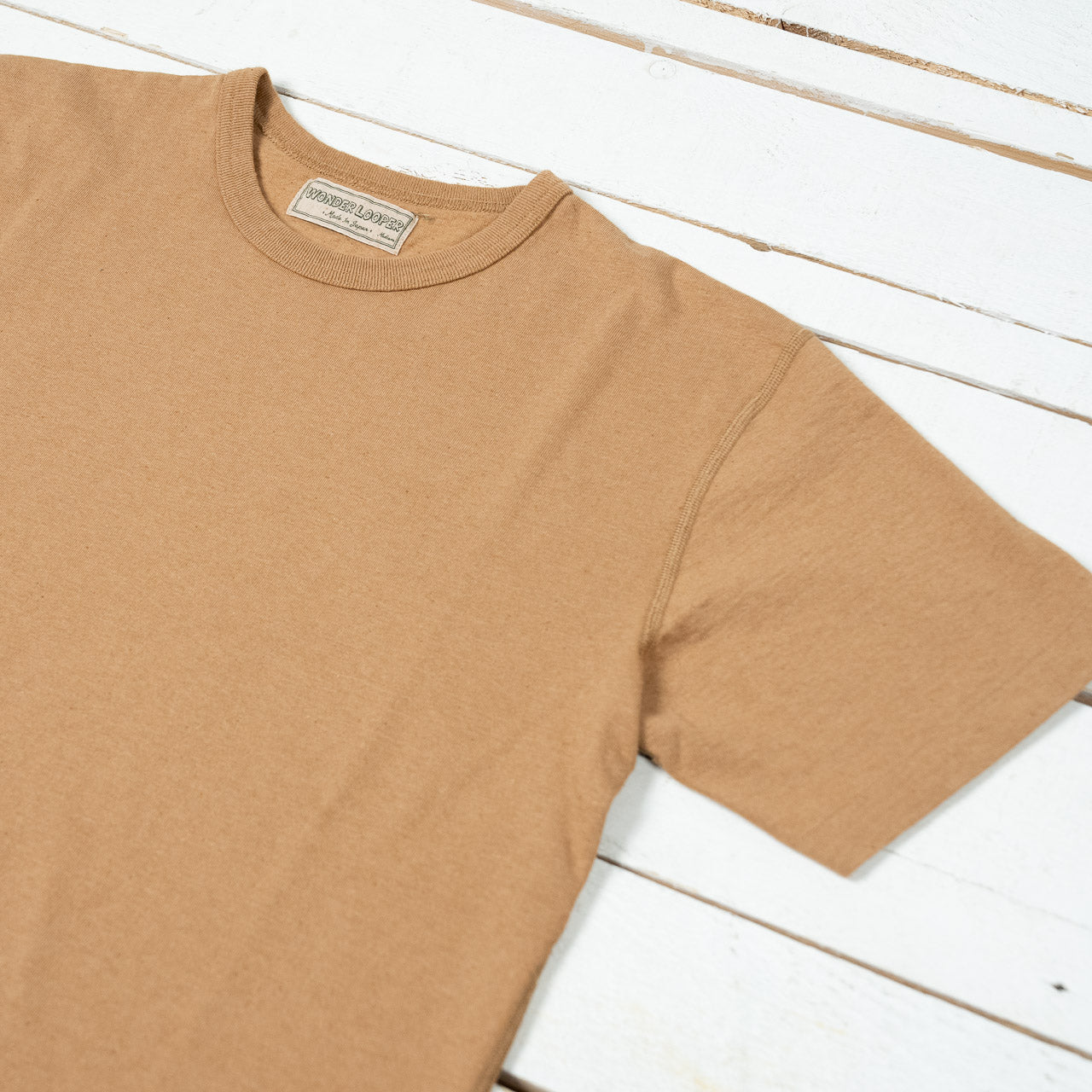 Crewneck T-Shirt Foxfibre® Tsuriami Coyote