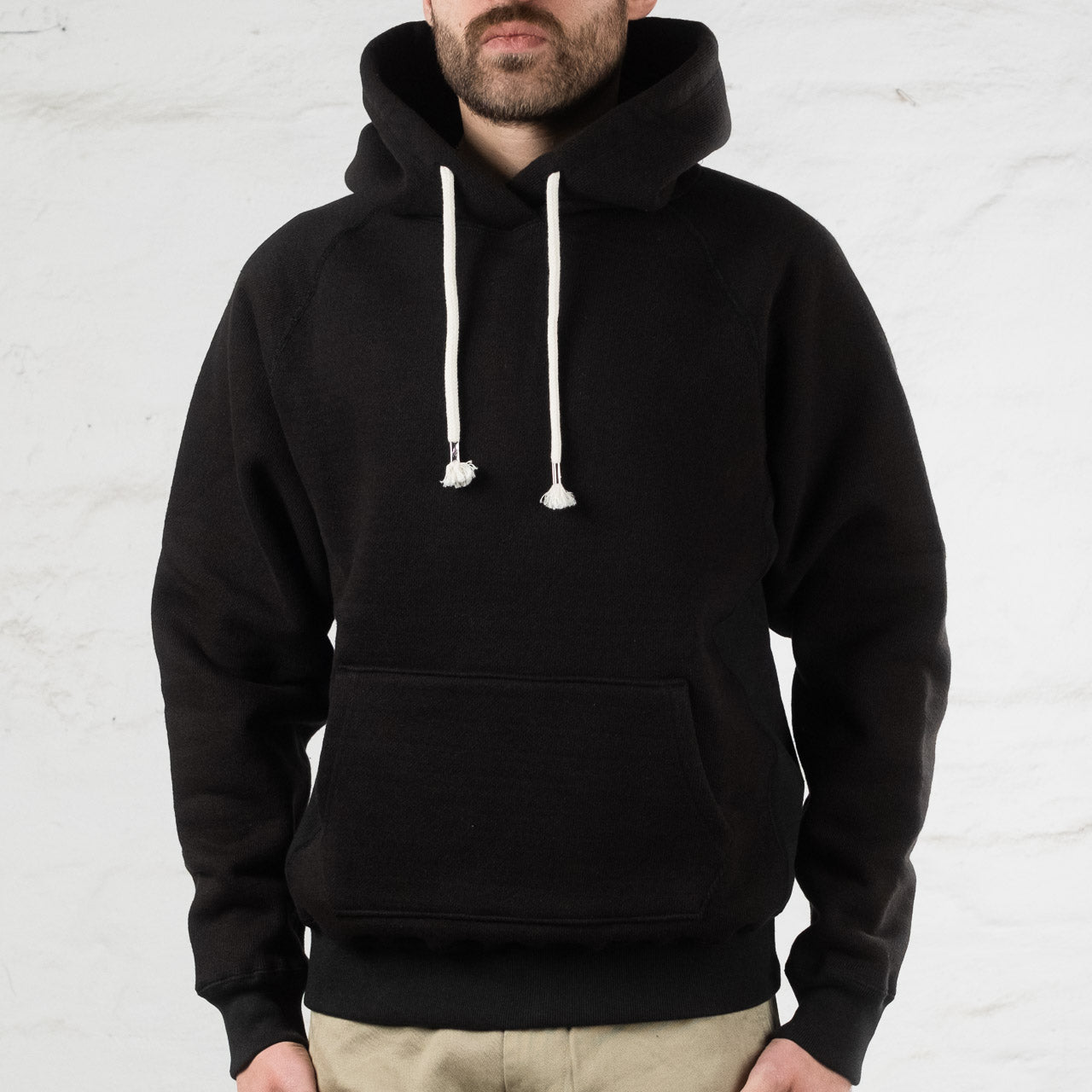 Double Heavyweight Pullover Hoodie Black