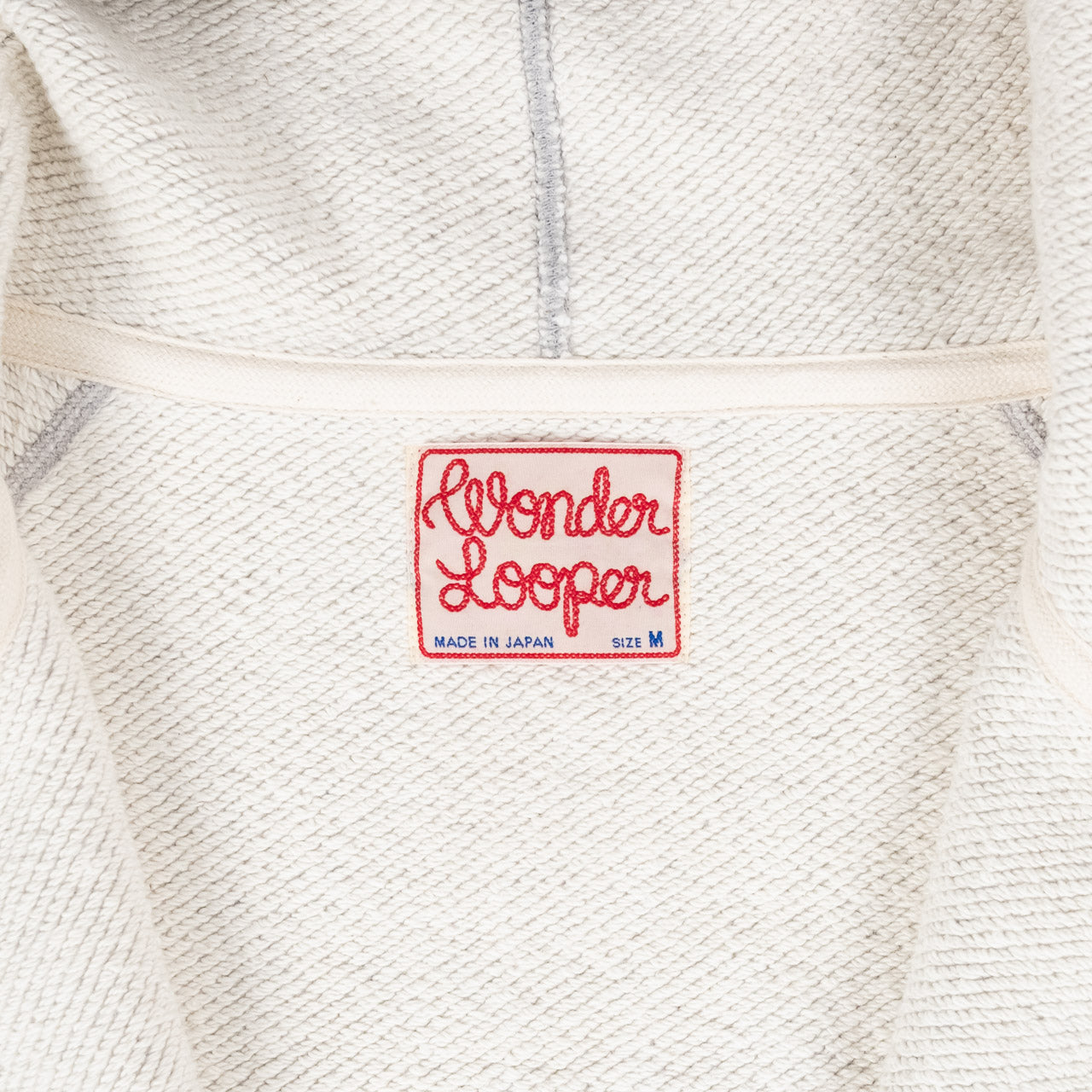 Double Heavyweight Zip Hoodie Grau Meliert