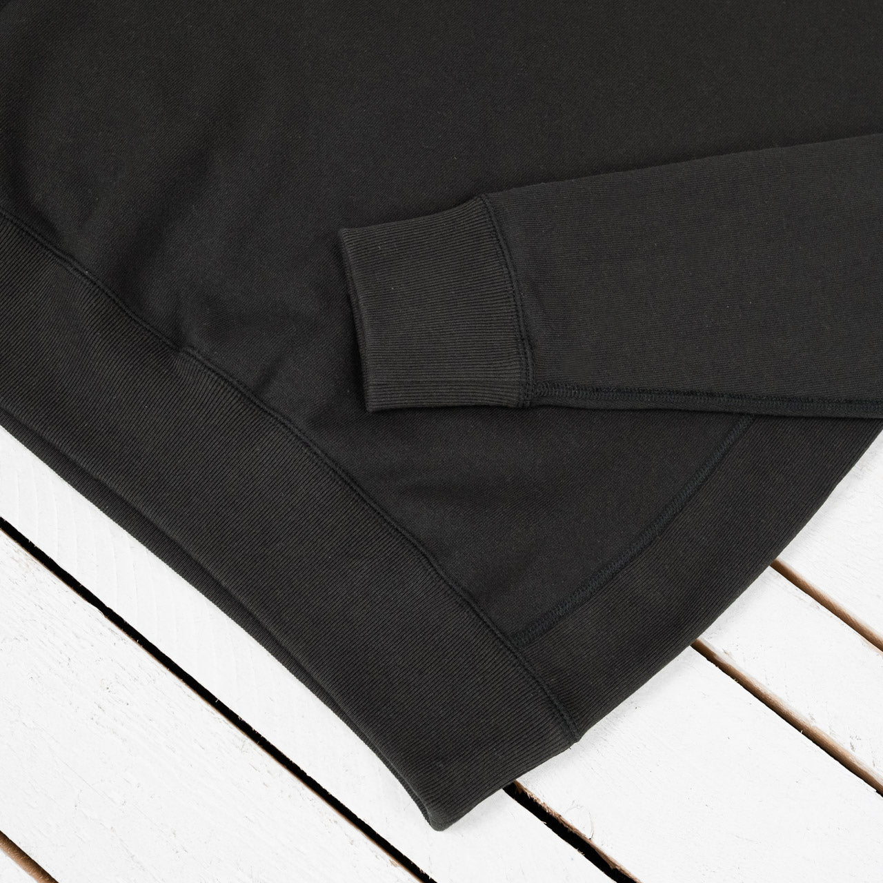 Pullover Crewneck Super Looper French Terry Schwarz