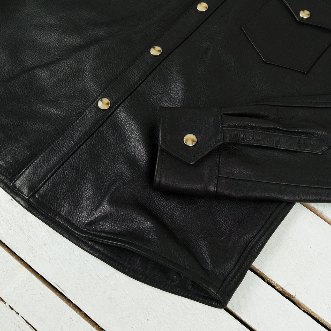 Steer Oil Western Shirt, Black