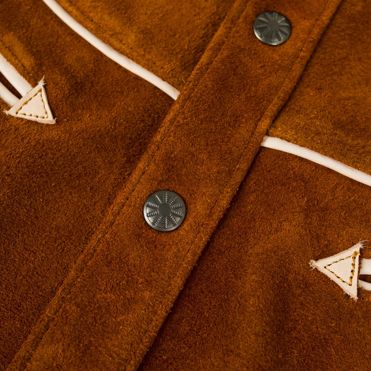 Steer Roughout Horse Western Shirt Jacket Camel