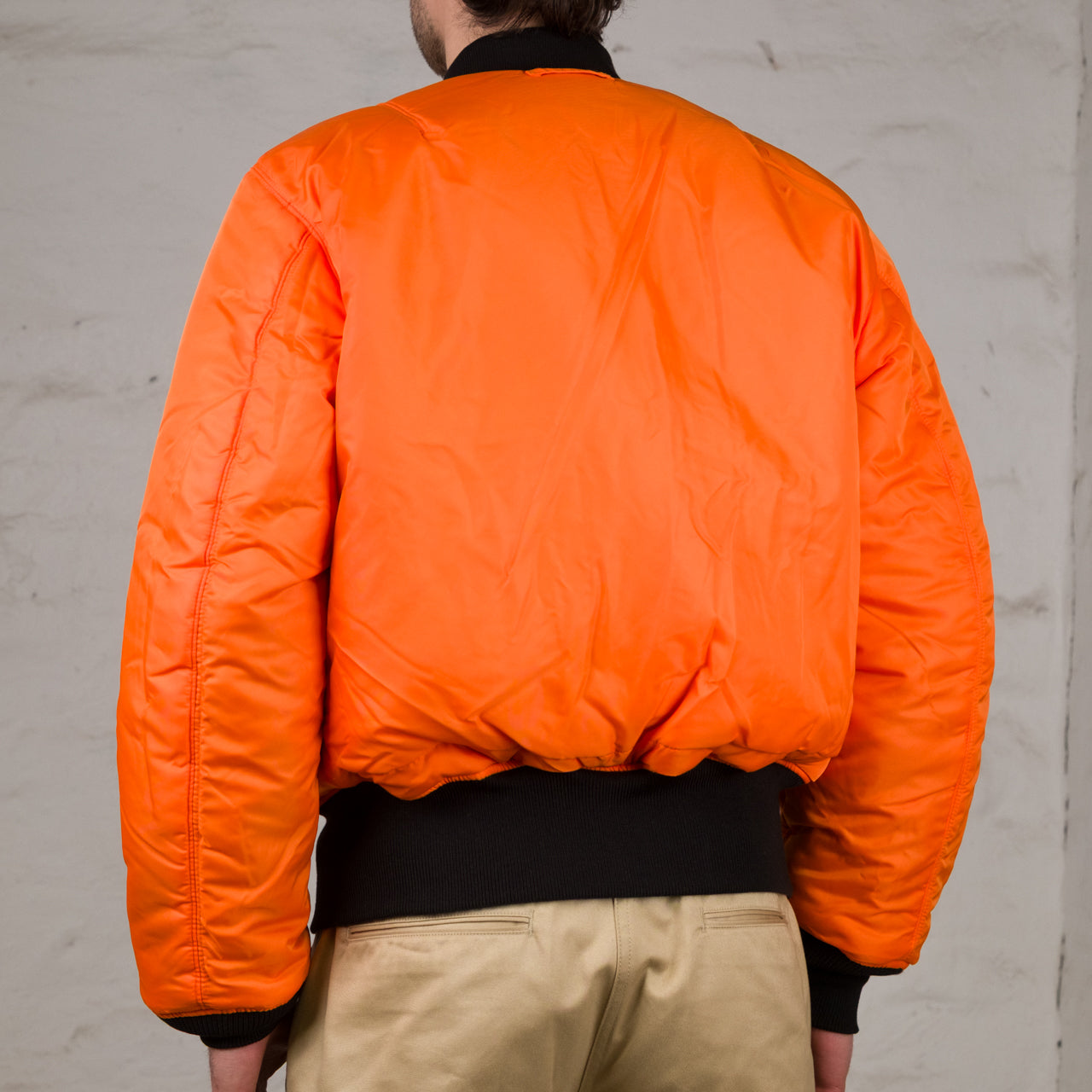 MA-1 Heritage Bomber Jacket Minimalist Edition Schwarz