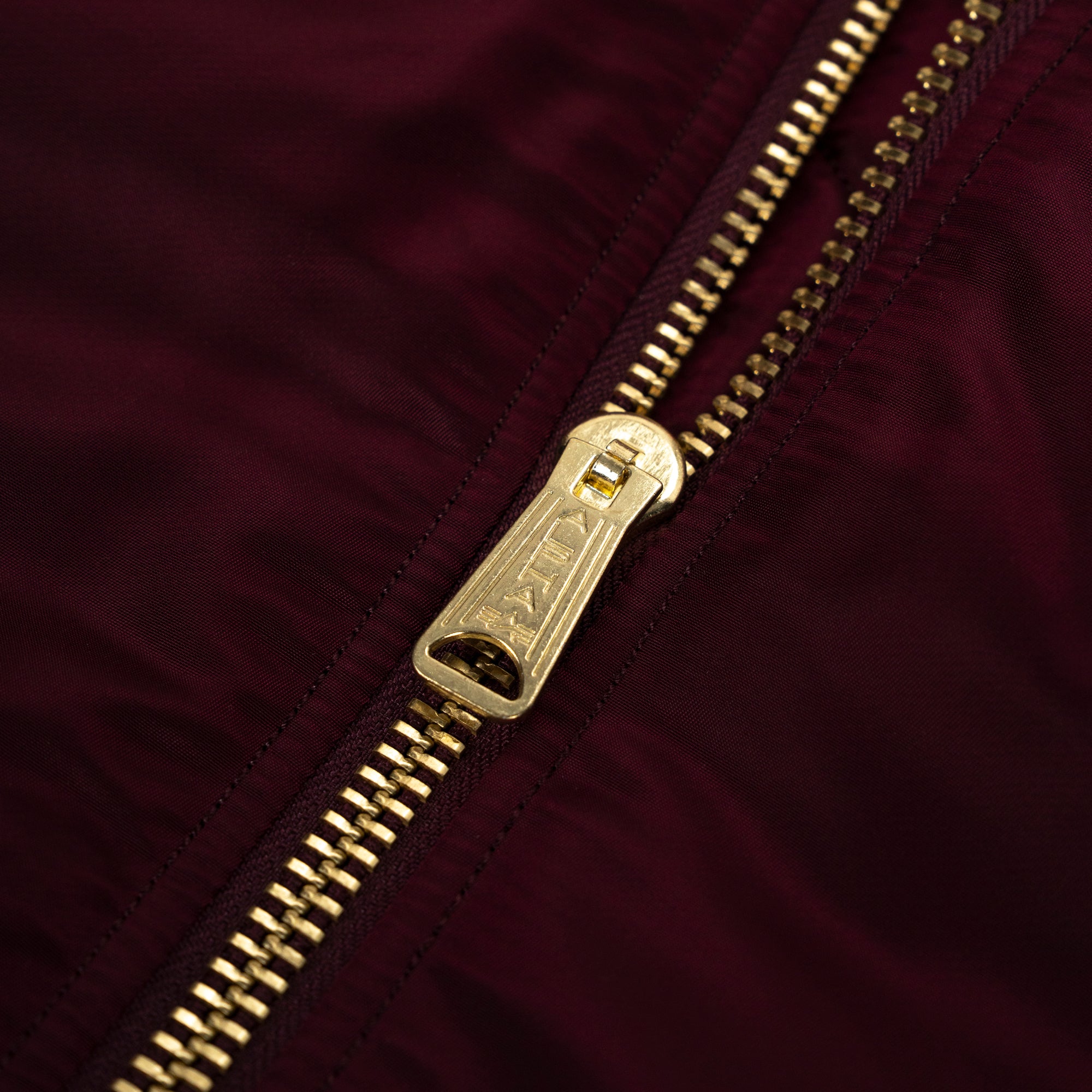 MA-1 Heritage Bomber Jacket Minimalist Edition Dark Cherry