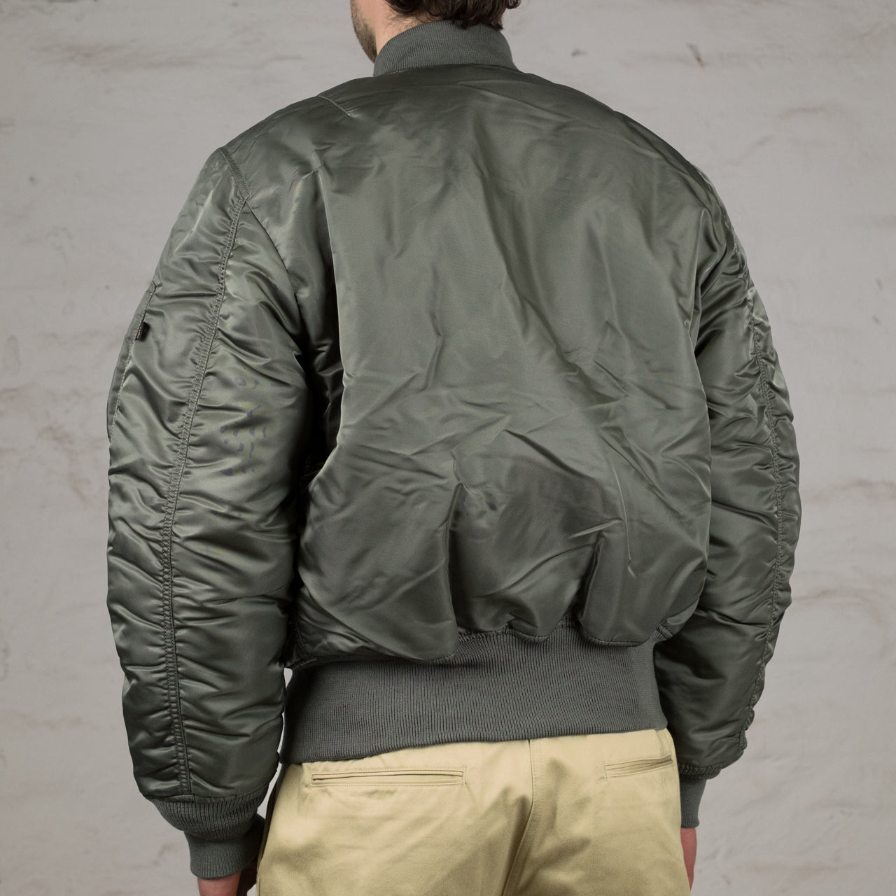 MA-1 Heritage Bomber Jacket Minimalist Edition Oliv