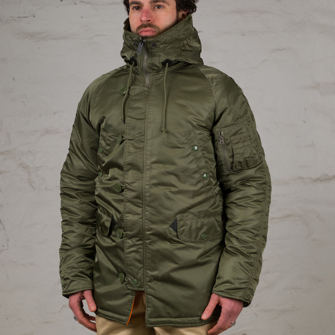 Veste N-3B VF 59 Édition Minimaliste Olive