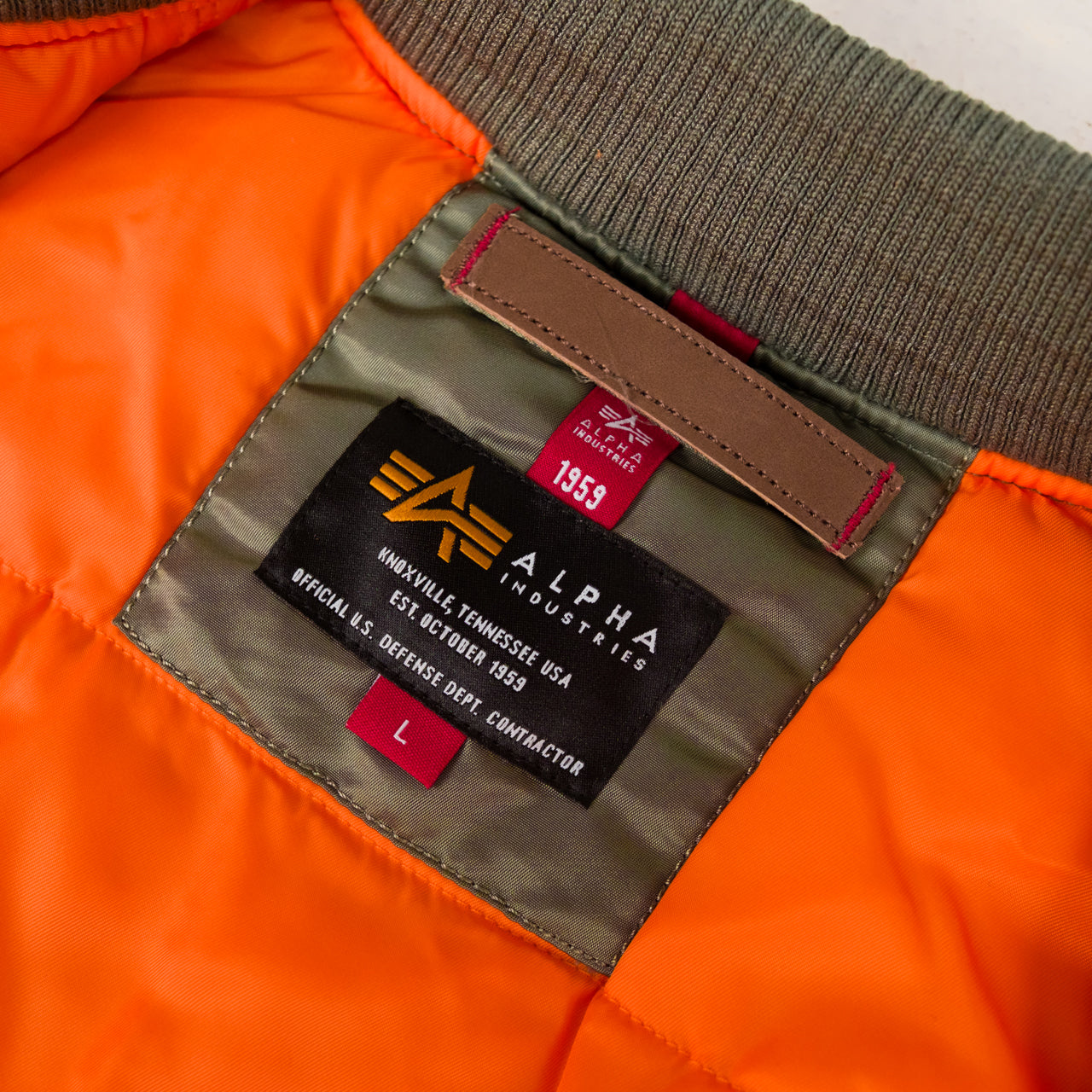 MA-1 VF 59 Vintage Fit Bomber Minimalist Edition Oliv