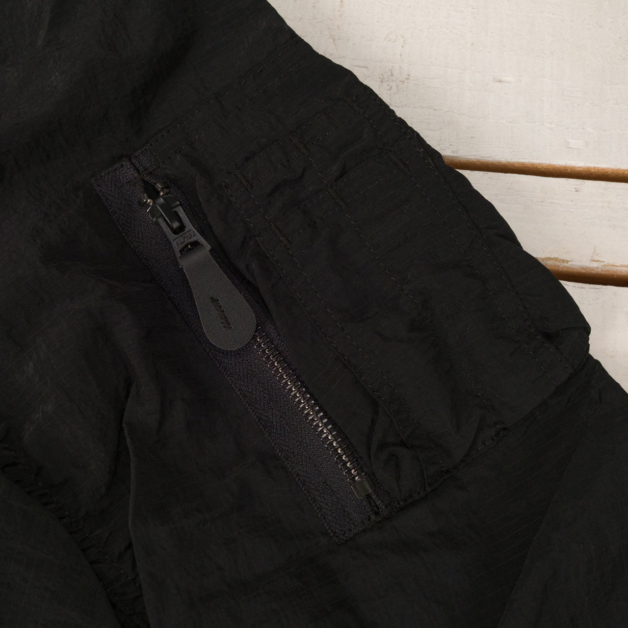 Ripstop Flying Jacket Light Minimalist Edition Schwarz