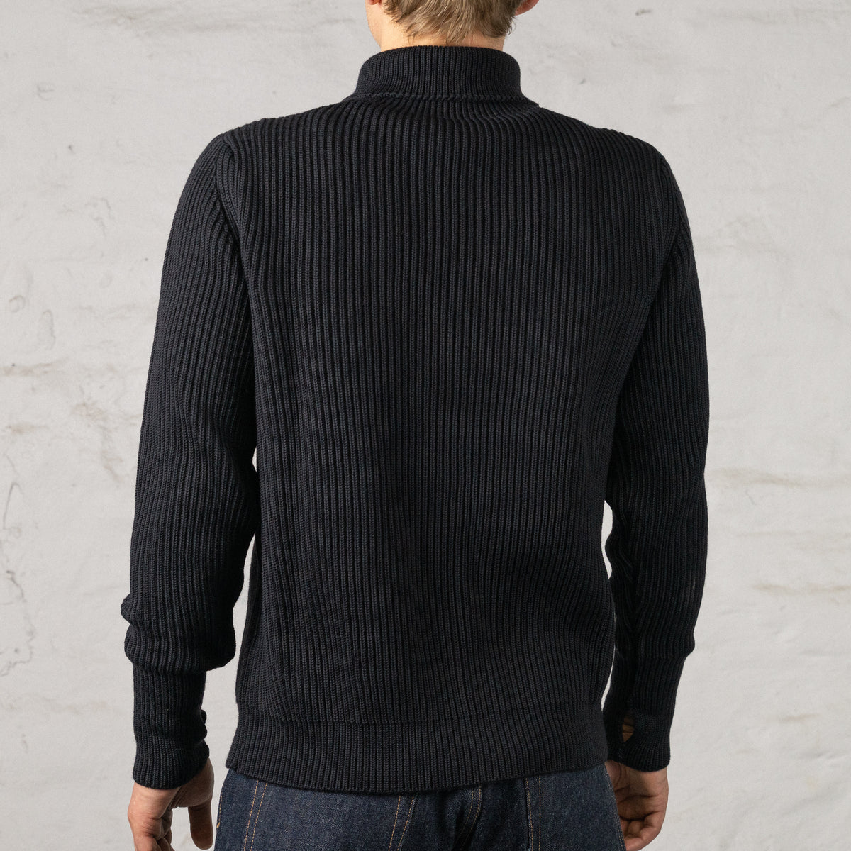 Navy Turtleneck Schwarz