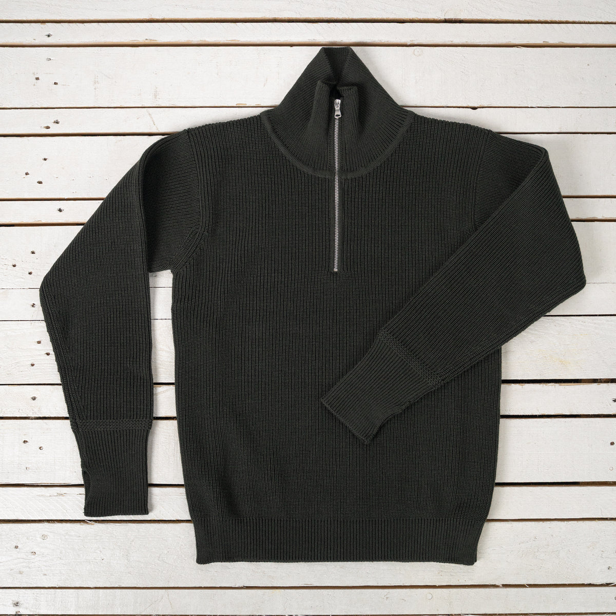 Sailor Half-Zip Grün