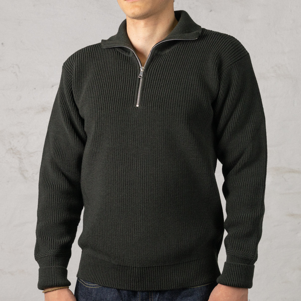 Sailor Half-Zip Grün