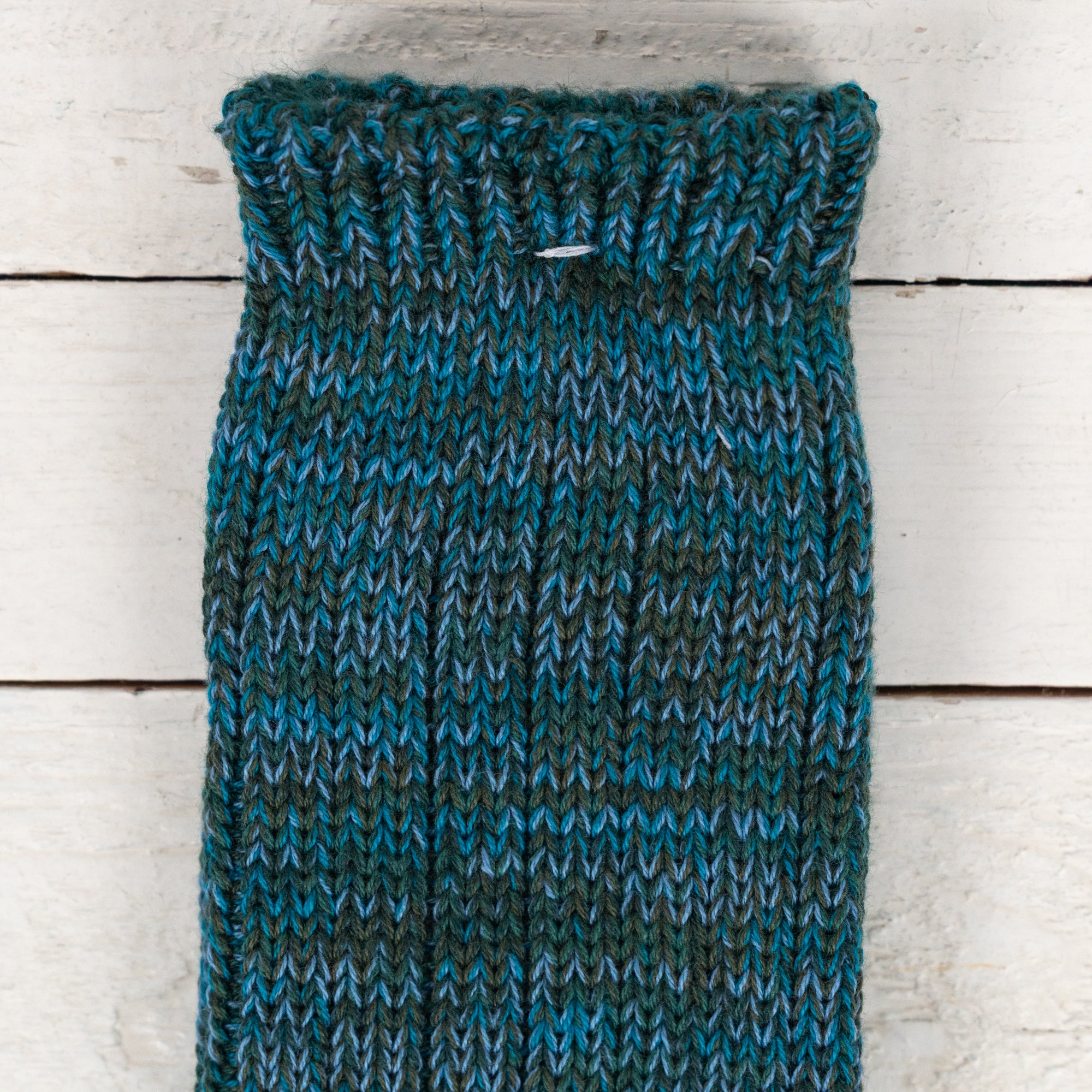 5 Color Mix Crew Socks Green