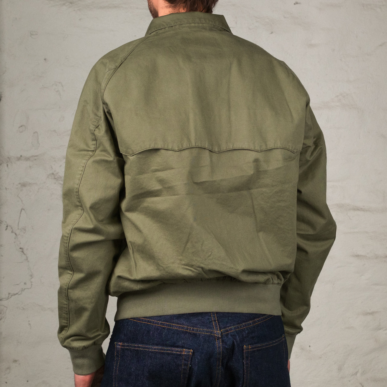 G9 Harrington Jacket Twill Lichen Green