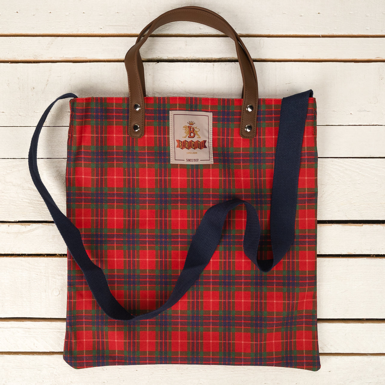 Tote Bag Red Fraser Tartan