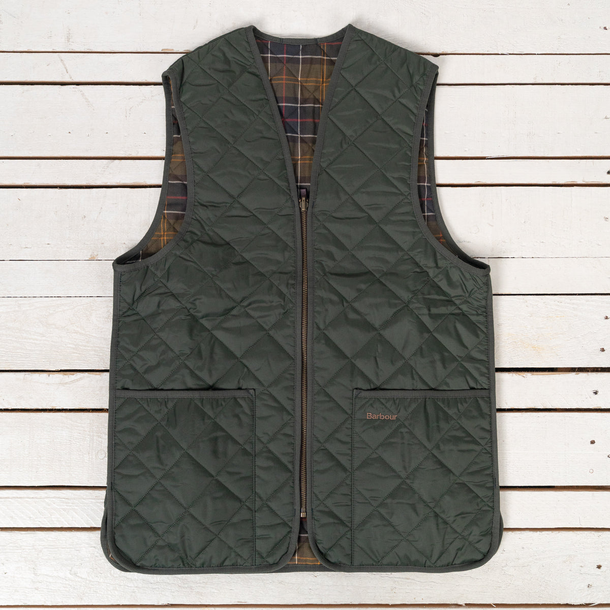Quilted Zip-In Liner Oliv/Classic