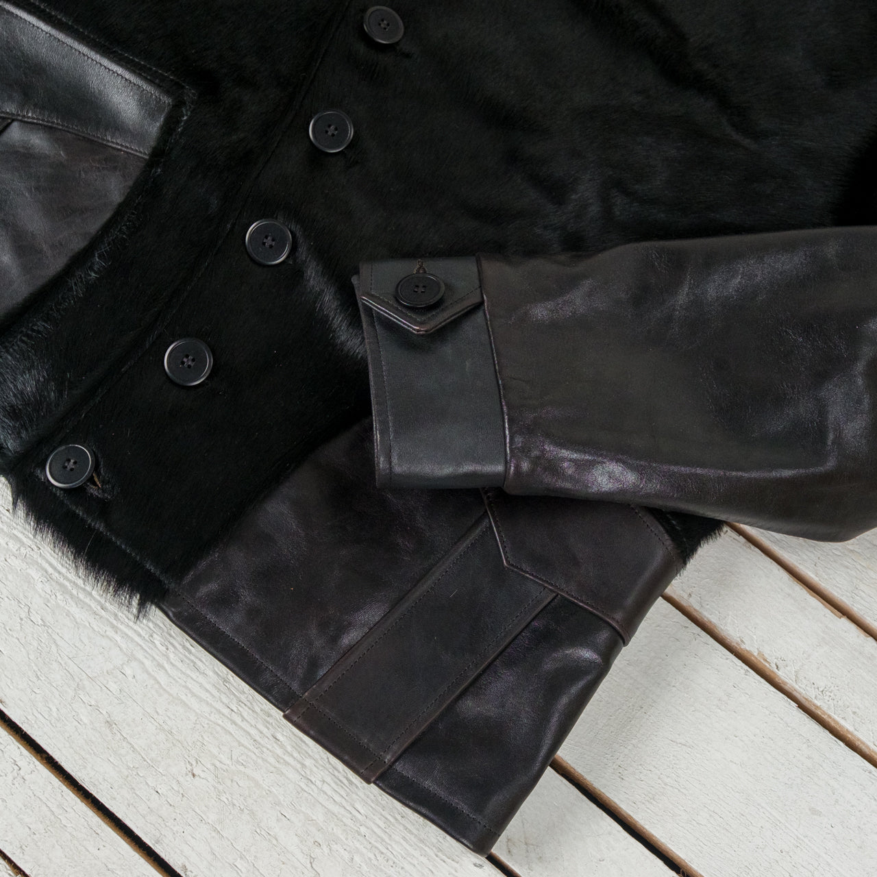 1930s Howard Jacket Horsehide Silky Black