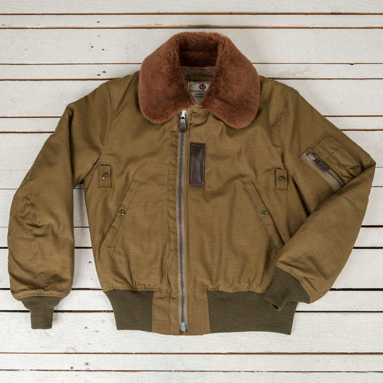 B-15B "TEST SAMPLE" AEROMEDICAL LABORATORY "RAYON COTTON VERSION" OLIVE