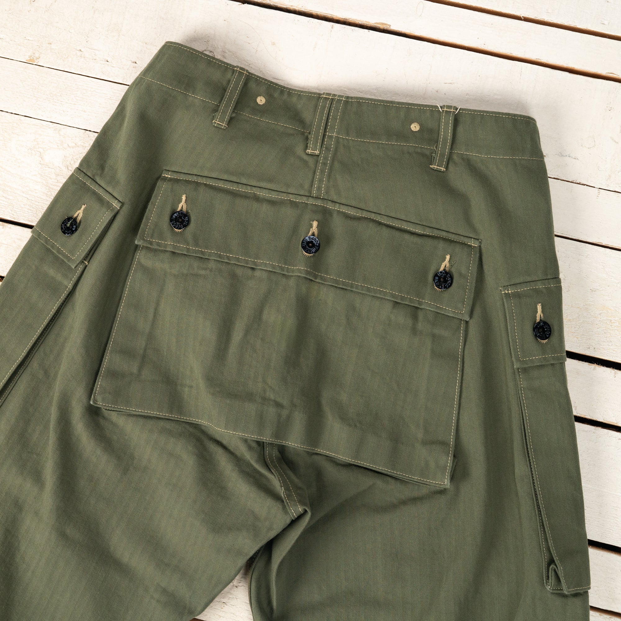 U.S. Marine Corps M-1944 Herringbone Pants (Short Length)