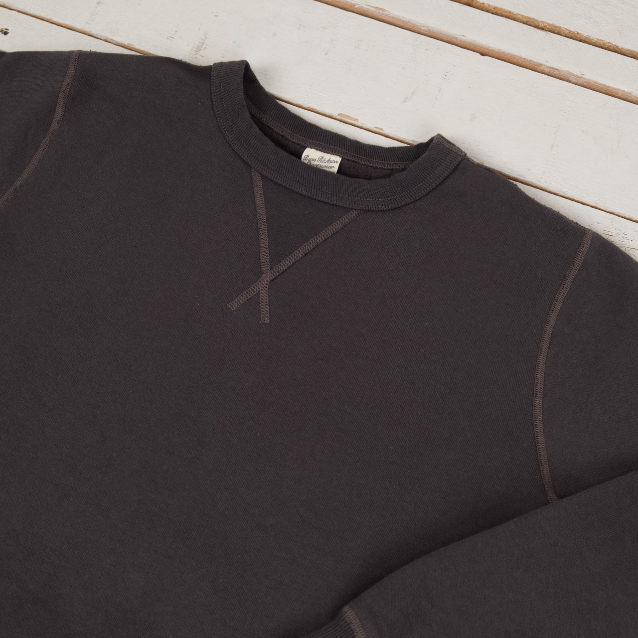 Set-In Crew Sweat Black