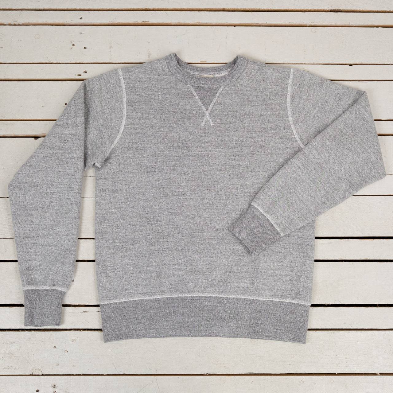 Set-In Crew Sweat Gray Heather
