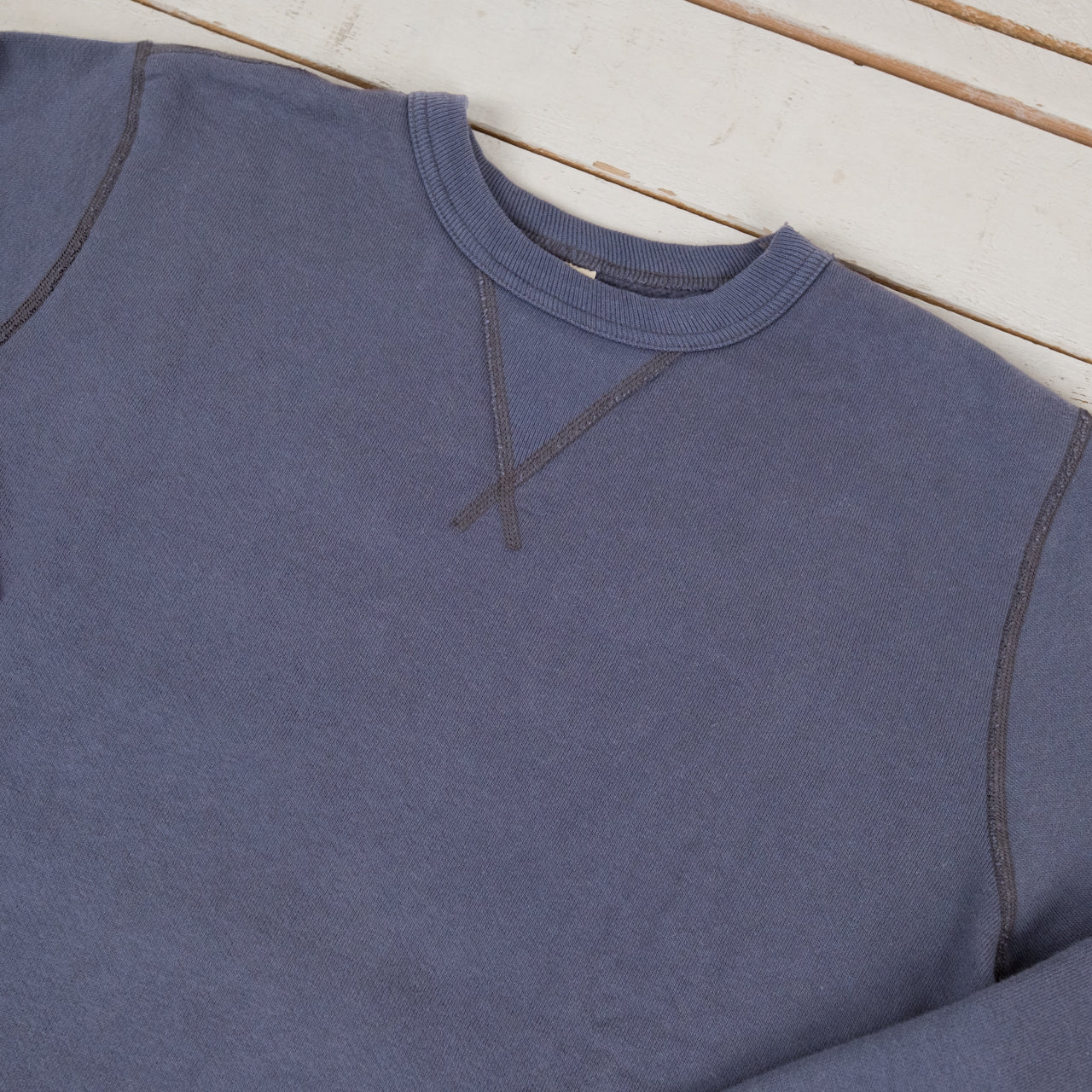 Set-In Crew Sweat Navy