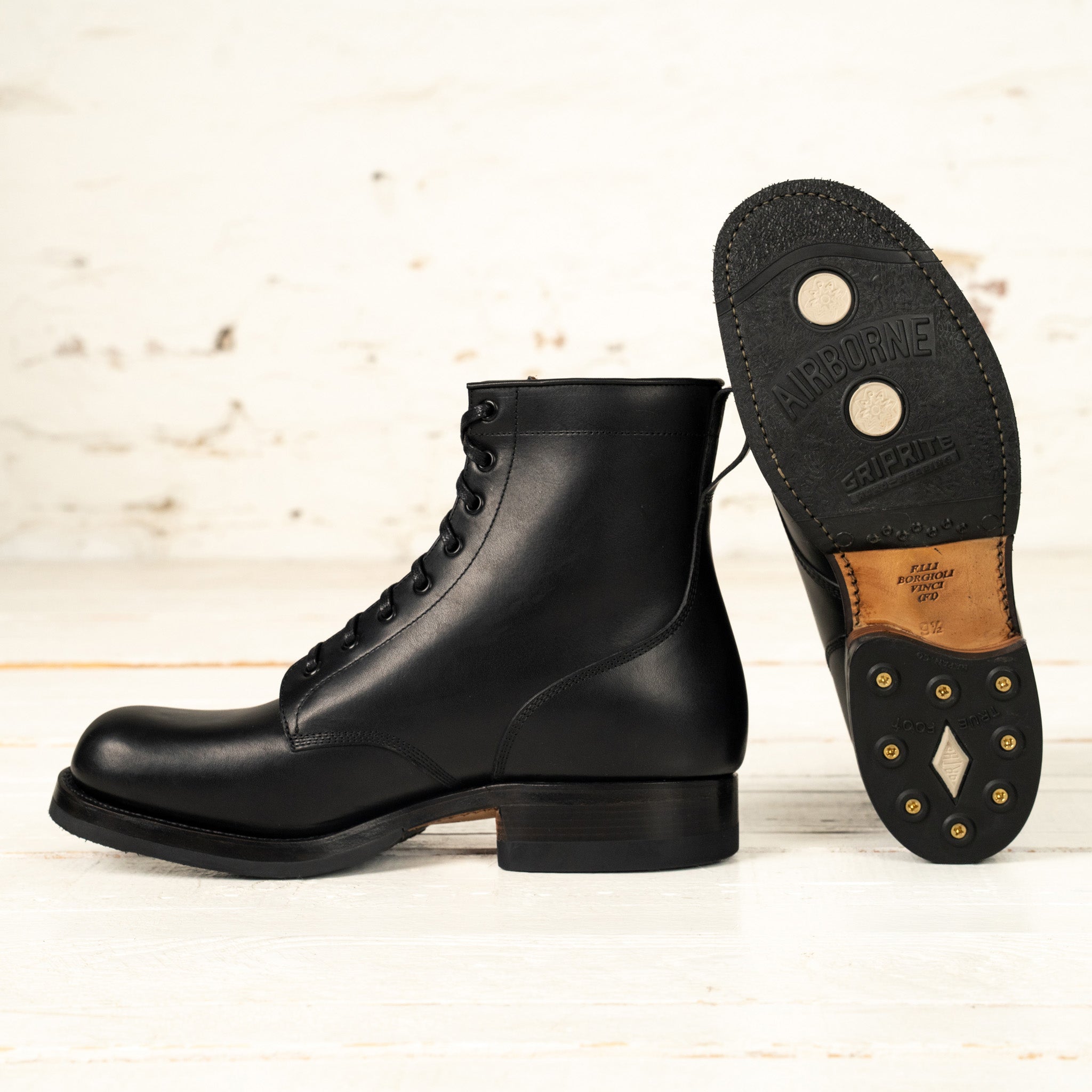Buscemi Vacchetta Leather Schwarz
