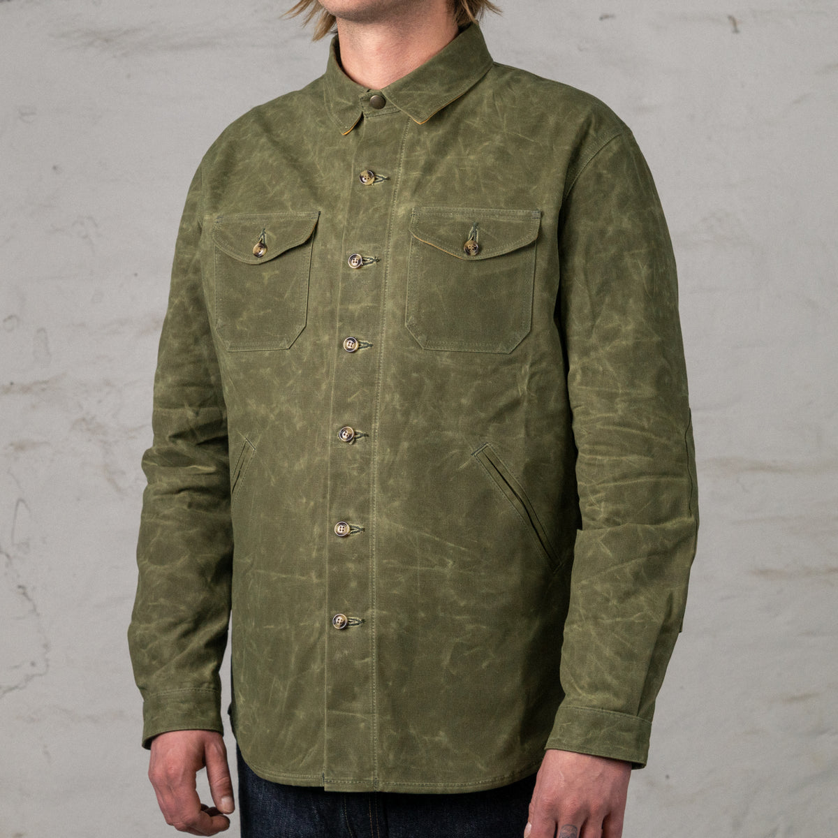 Crissman Overshirt Waxed Loden