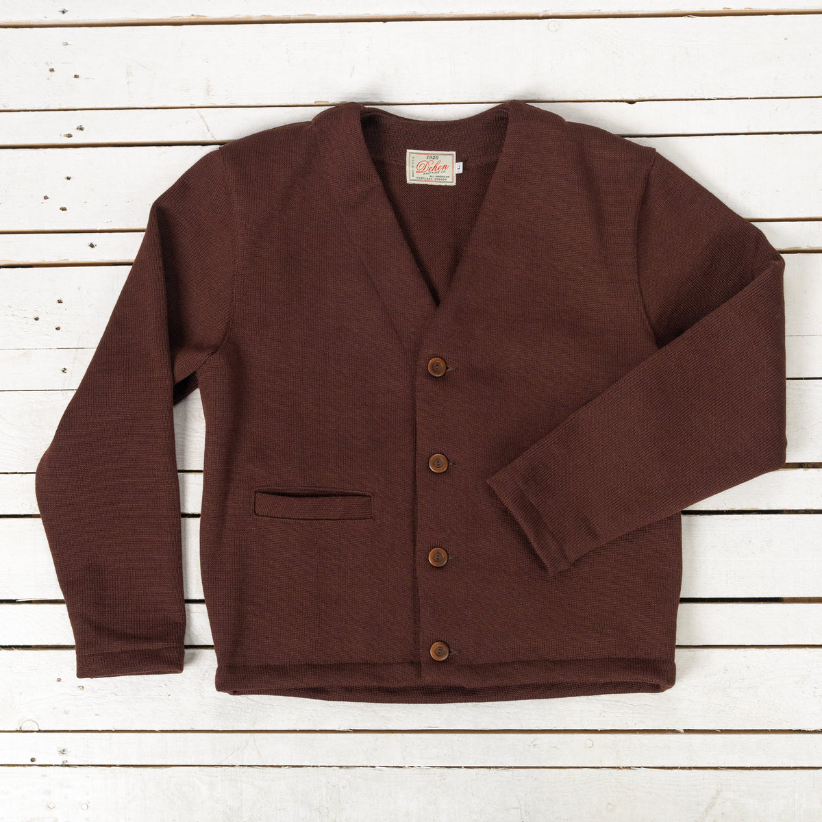 Slouchy Cardigan Wool Fig