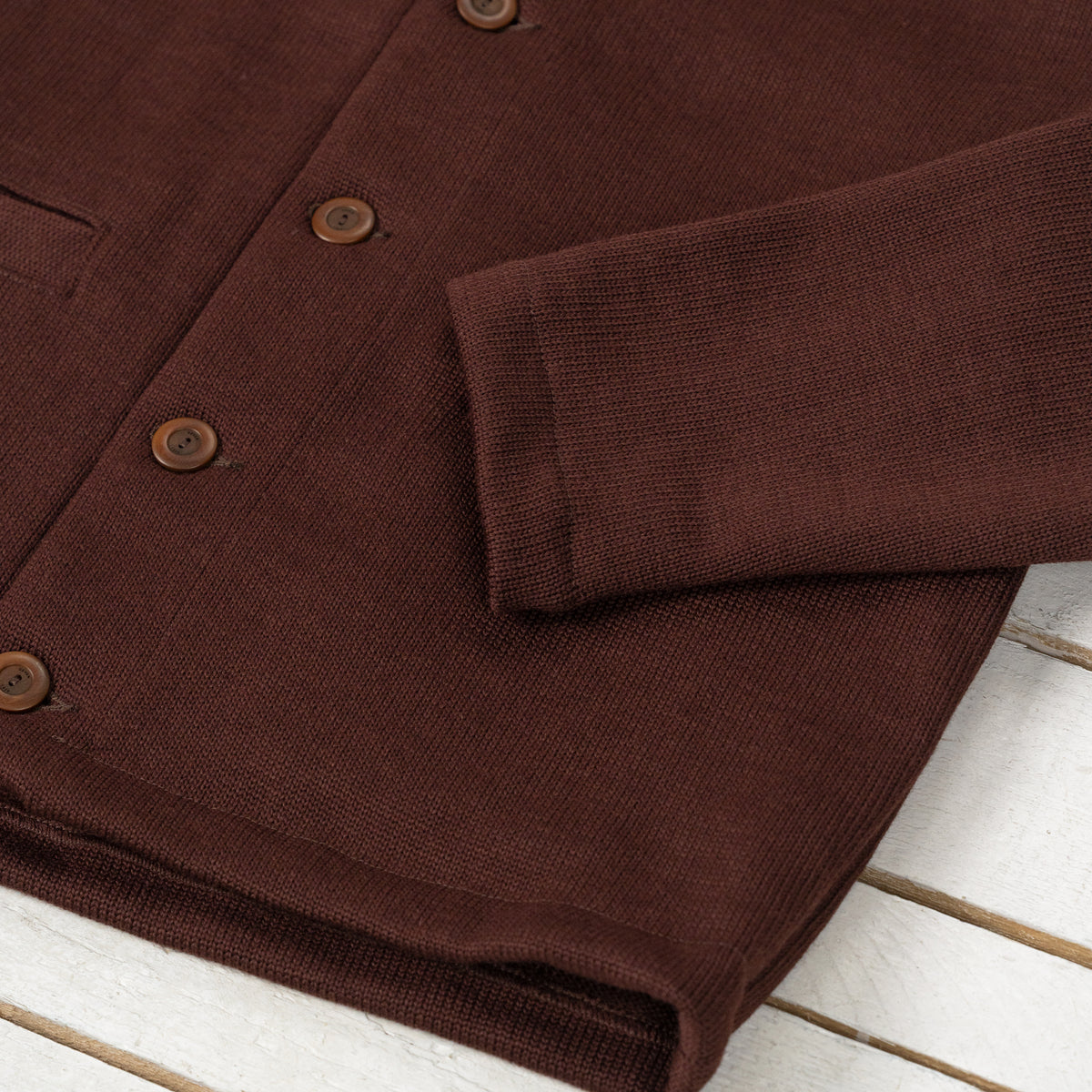 Slouchy Cardigan Wool Fig
