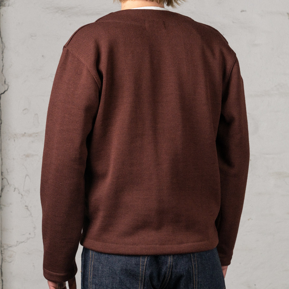 Slouchy Cardigan Wool Fig