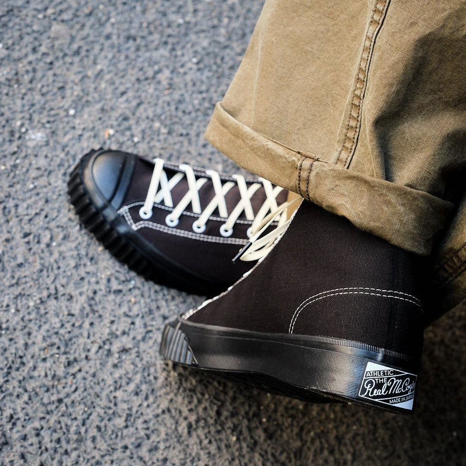Military Canvas Training Shoes Schwarz