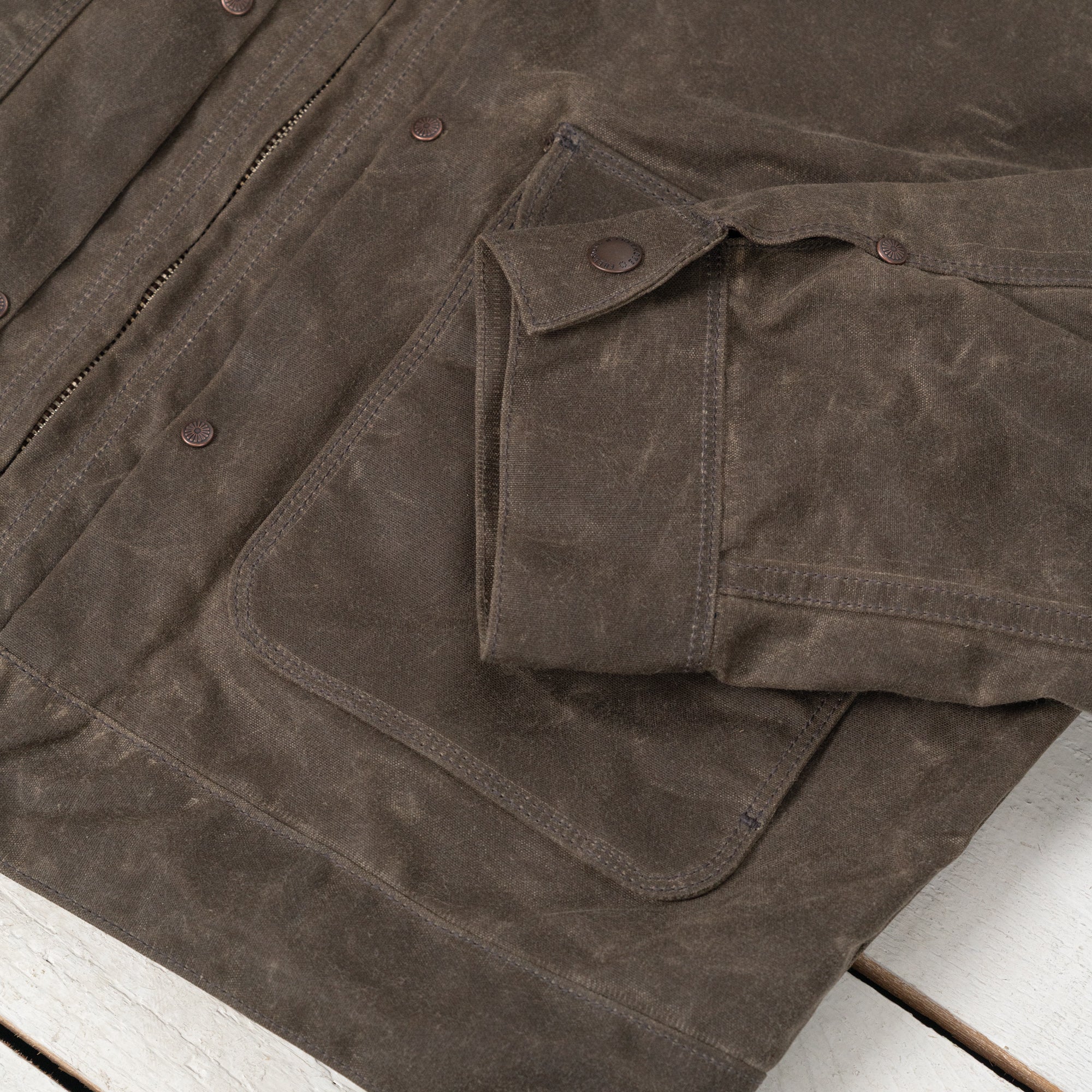 Faro 10 oz. Waxed Canvas Oak