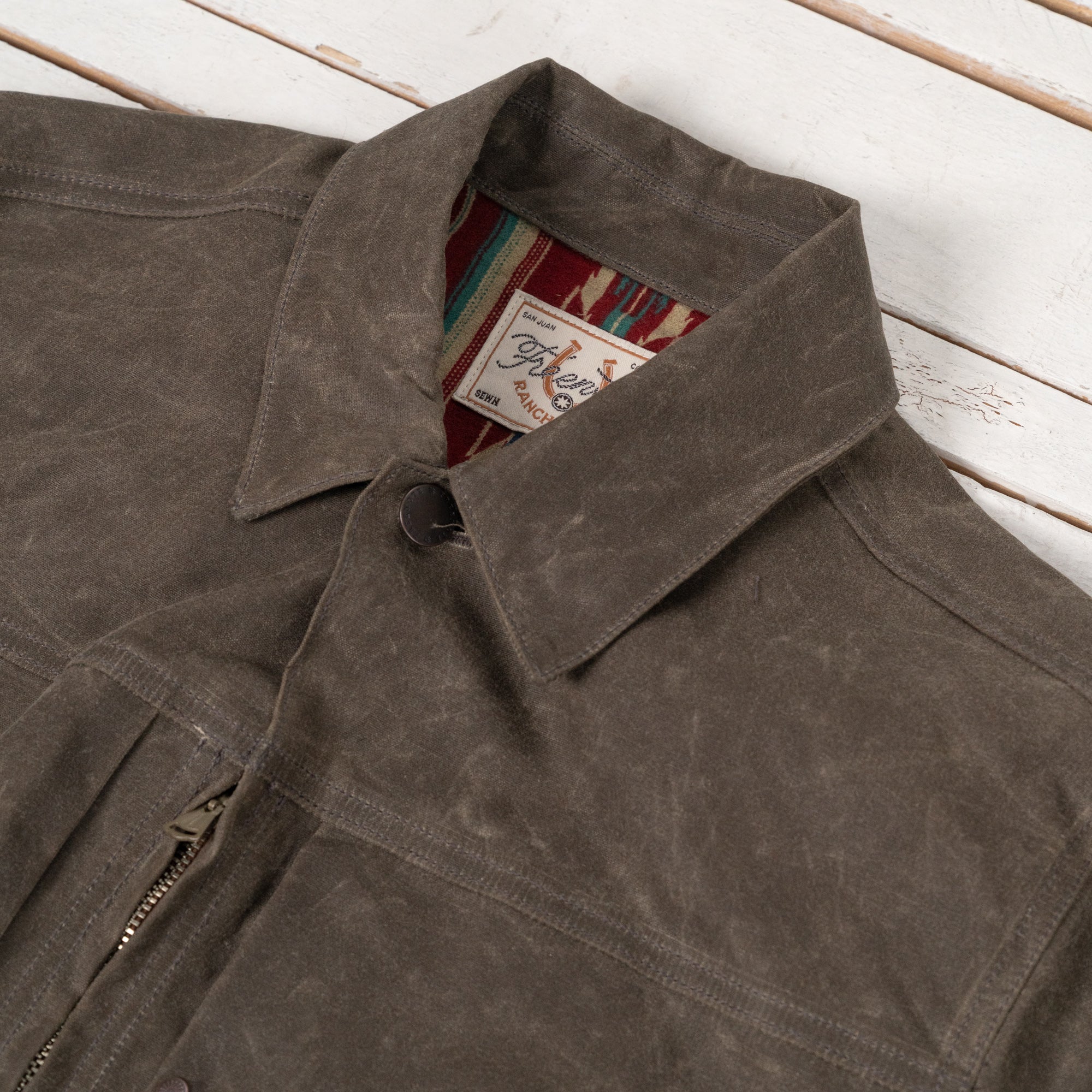 Faro 10 oz. Waxed Canvas Oak