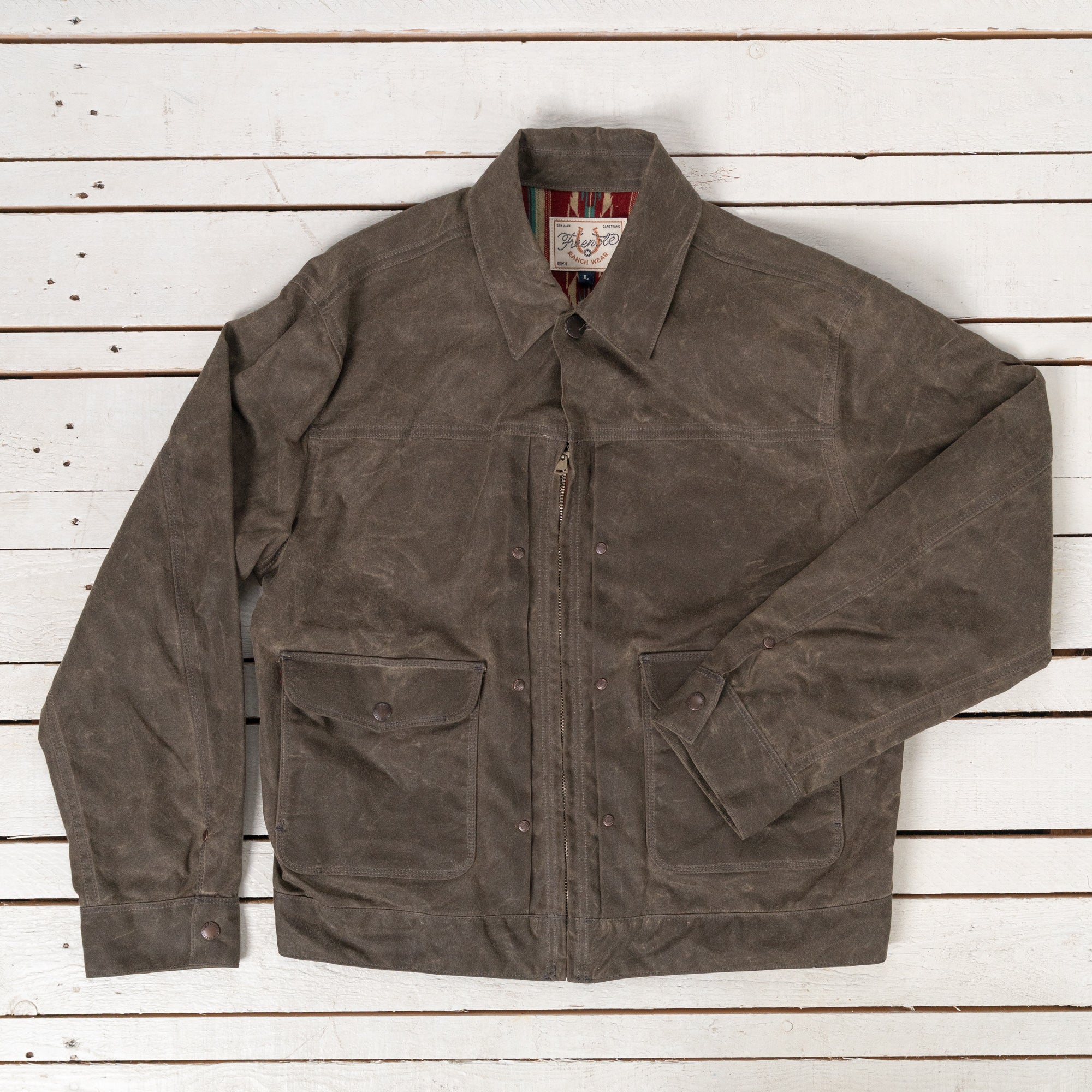 Faro 10 oz. Waxed Canvas Oak