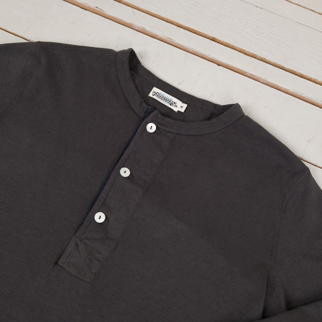 13 oz. Henley Midnight