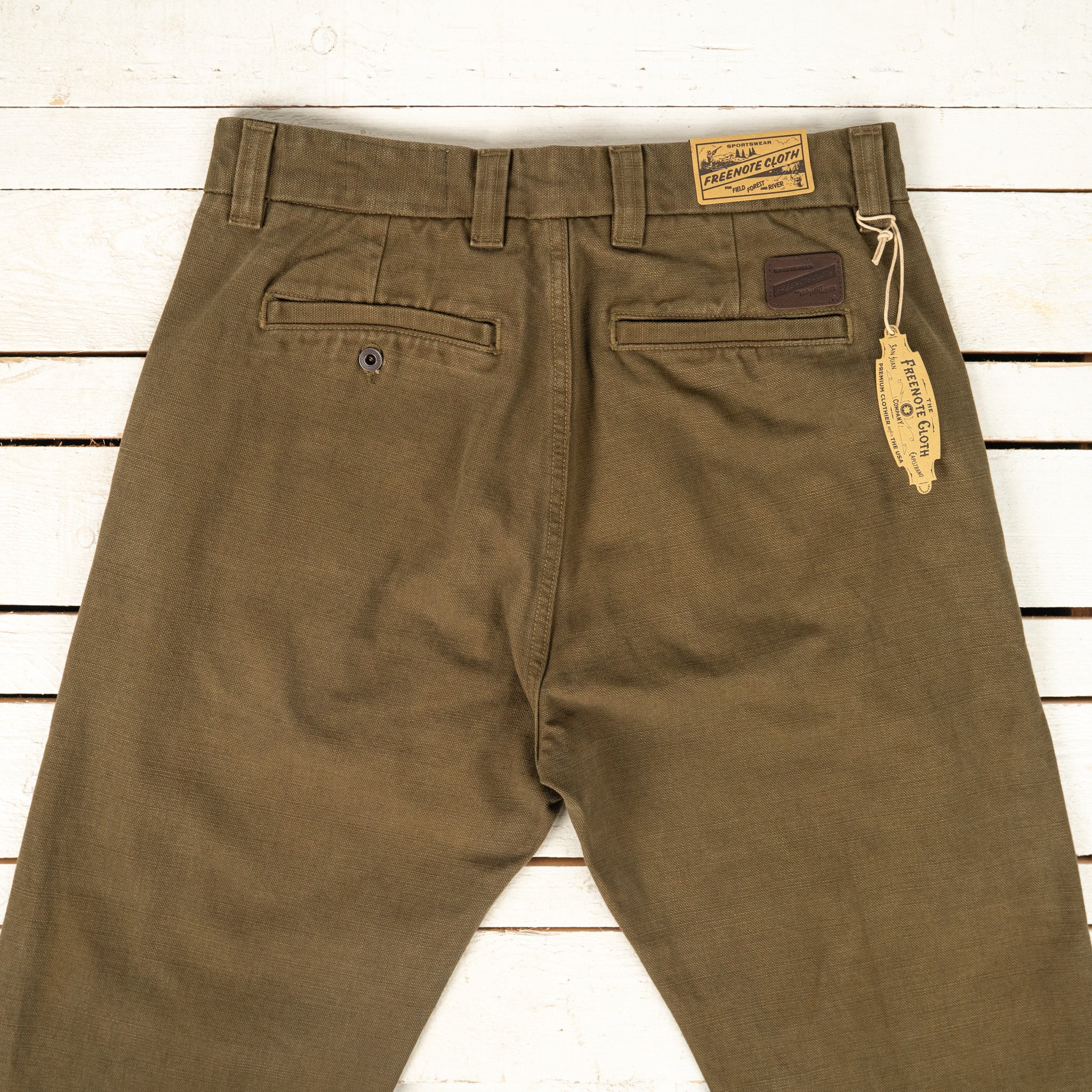 Deck Pant 14 oz. Slub Army