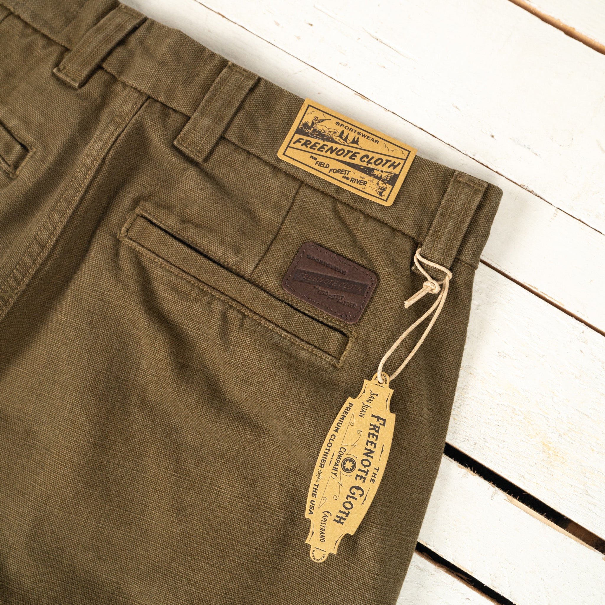 Deck Pant 14 oz. Slub Army