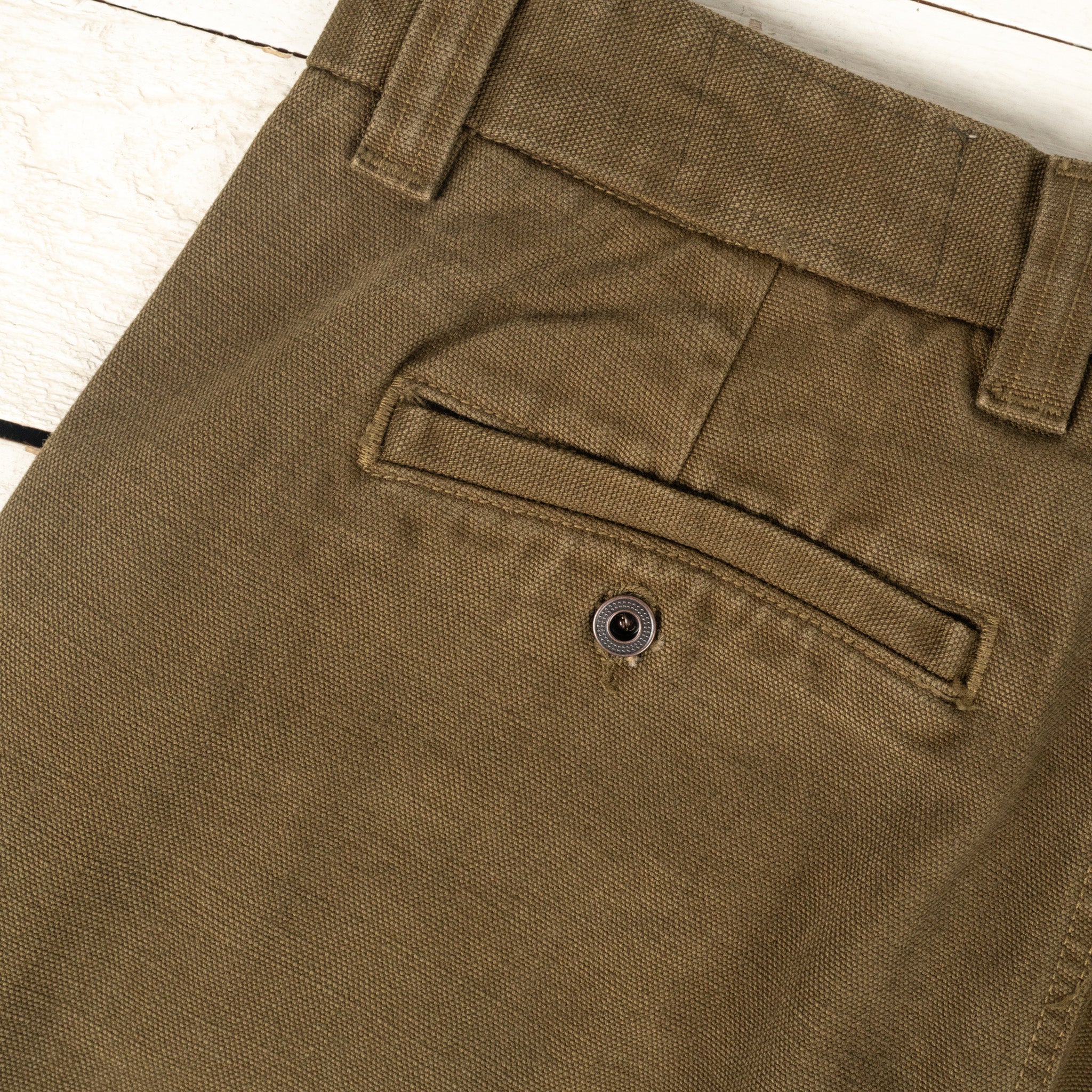 Deck Pant 14 oz. Slub Army