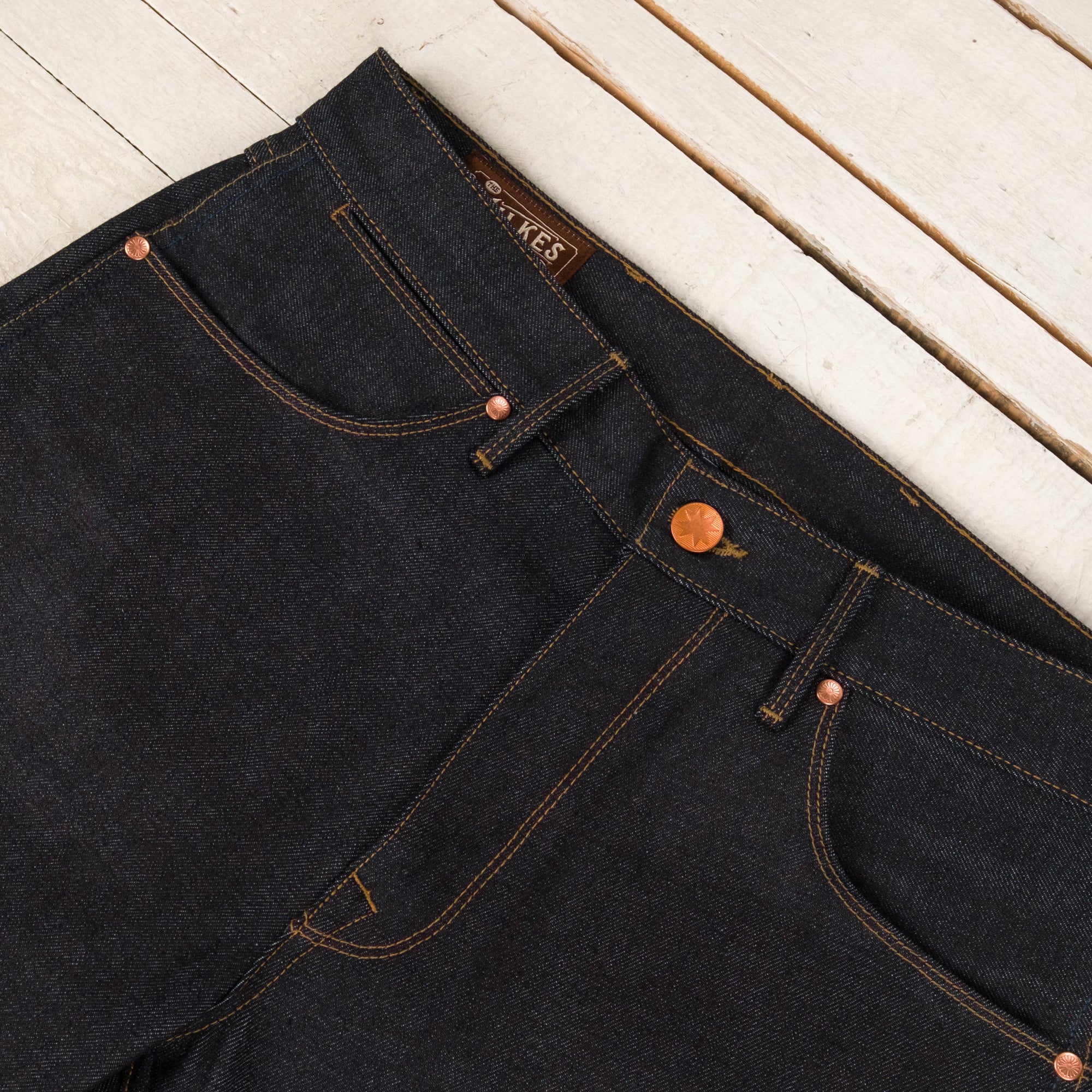 Wilkes Western 14 oz. Indigo denim