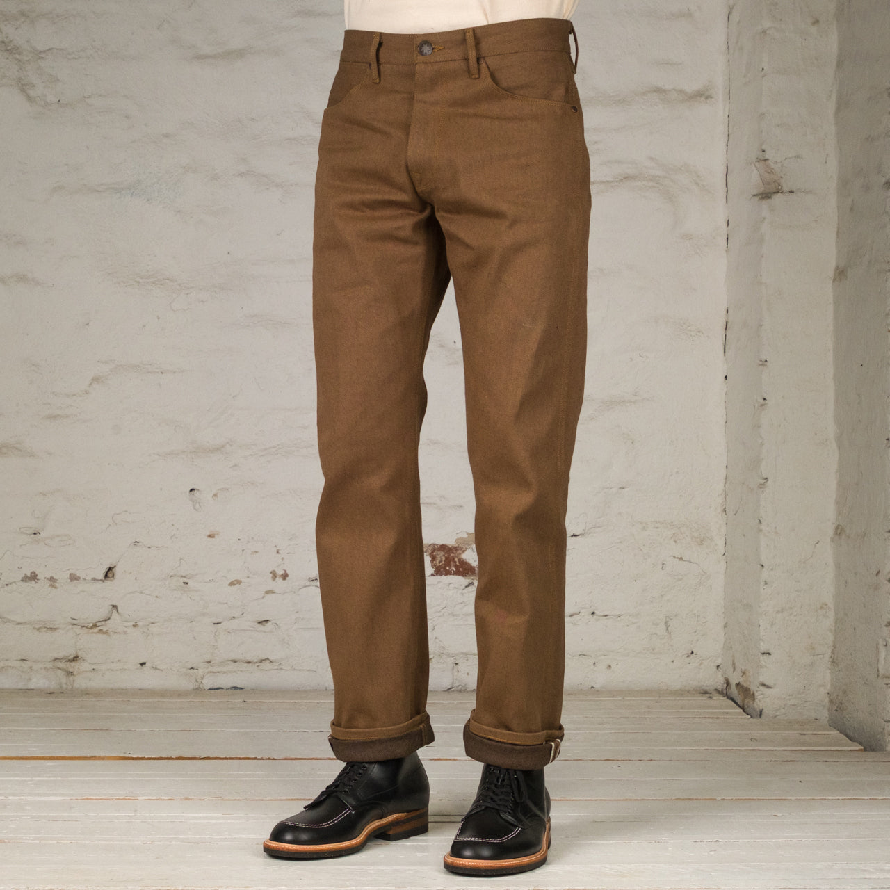 Wilkes Western 15 oz. Brown Denim