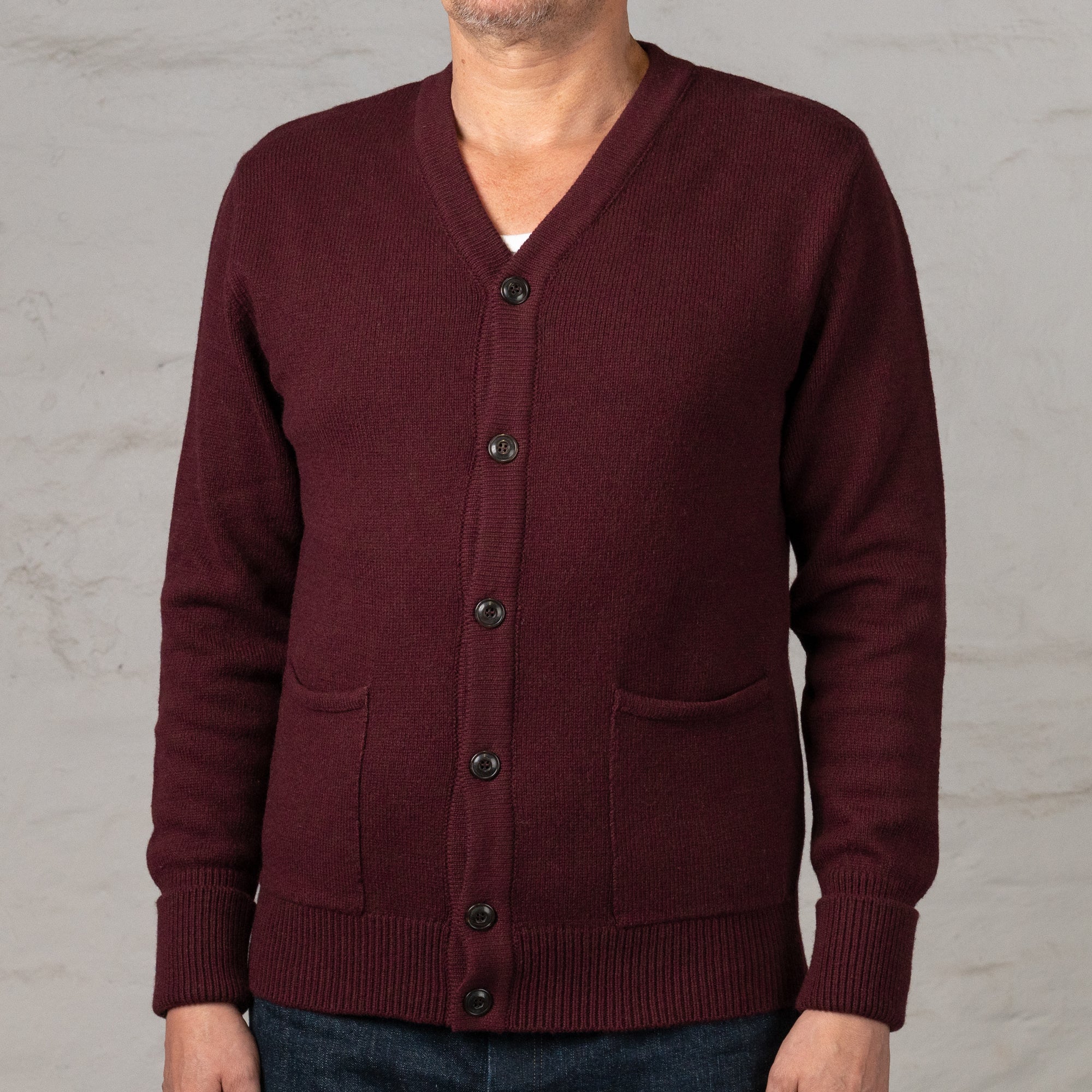 Cardigan Bordeaux