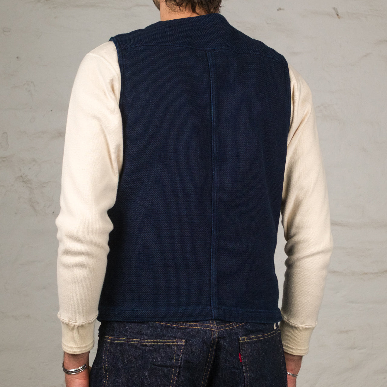 Sashiko Aviator Work Vest
