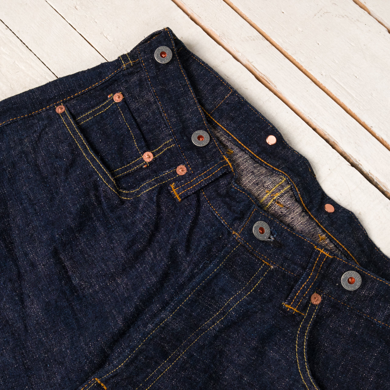 Ultra Slubby Jean Heritage Teint à la Main Indigo 15 oz.