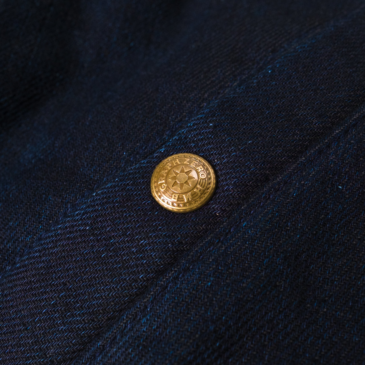 Blouson MA-1 en denim Nep indigo