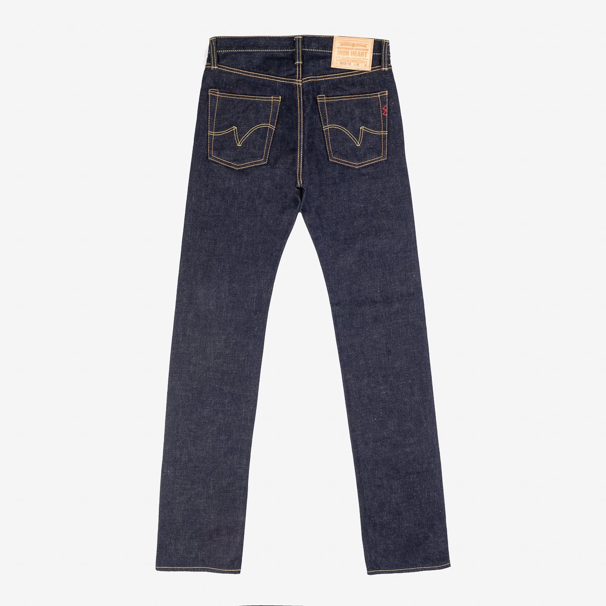 IH-666S-18 18 oz. Slim straight vintage selvedge