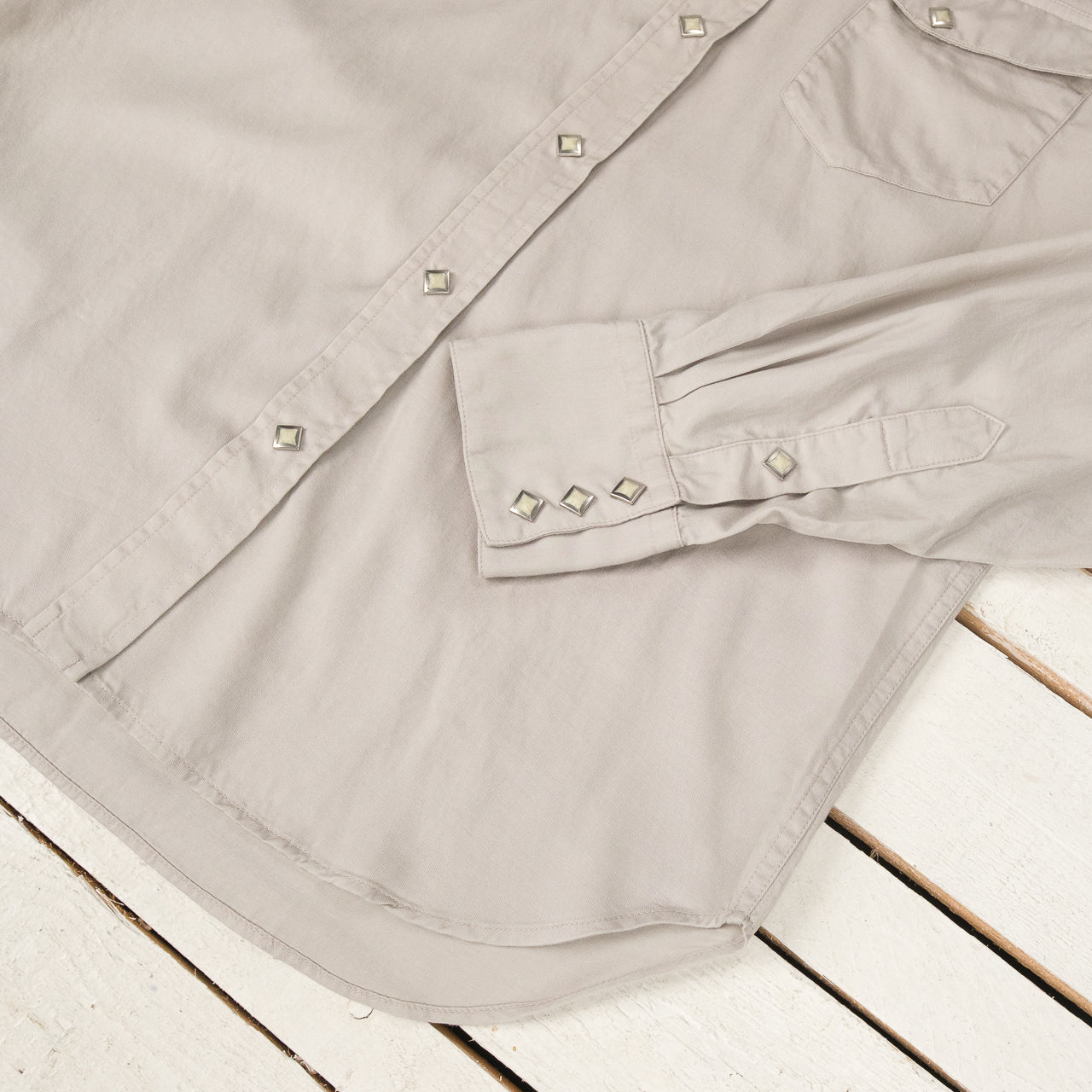 Buster Western Shirt Grau