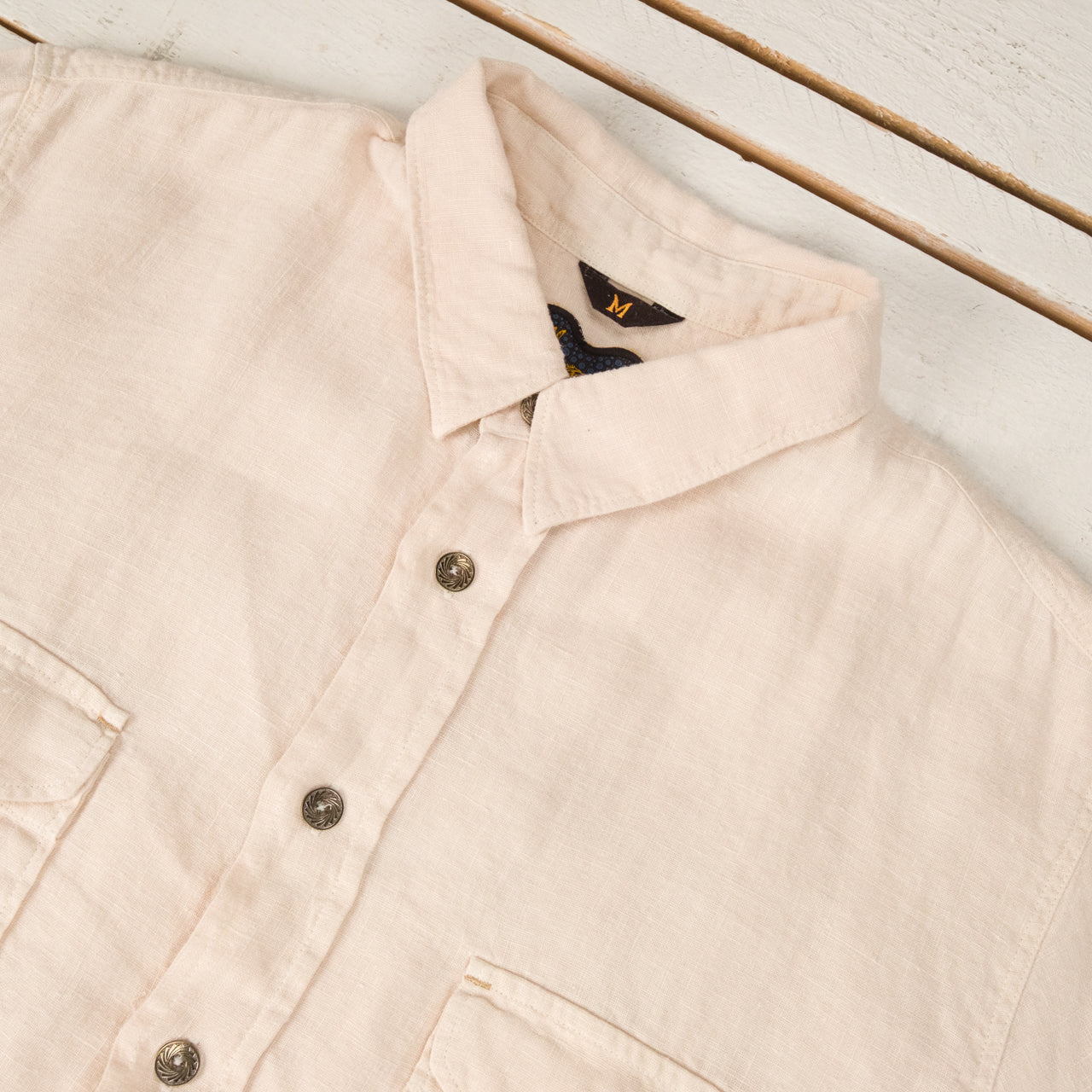 Delray Shirt 6,5 oz. Linen Canvas Broken White