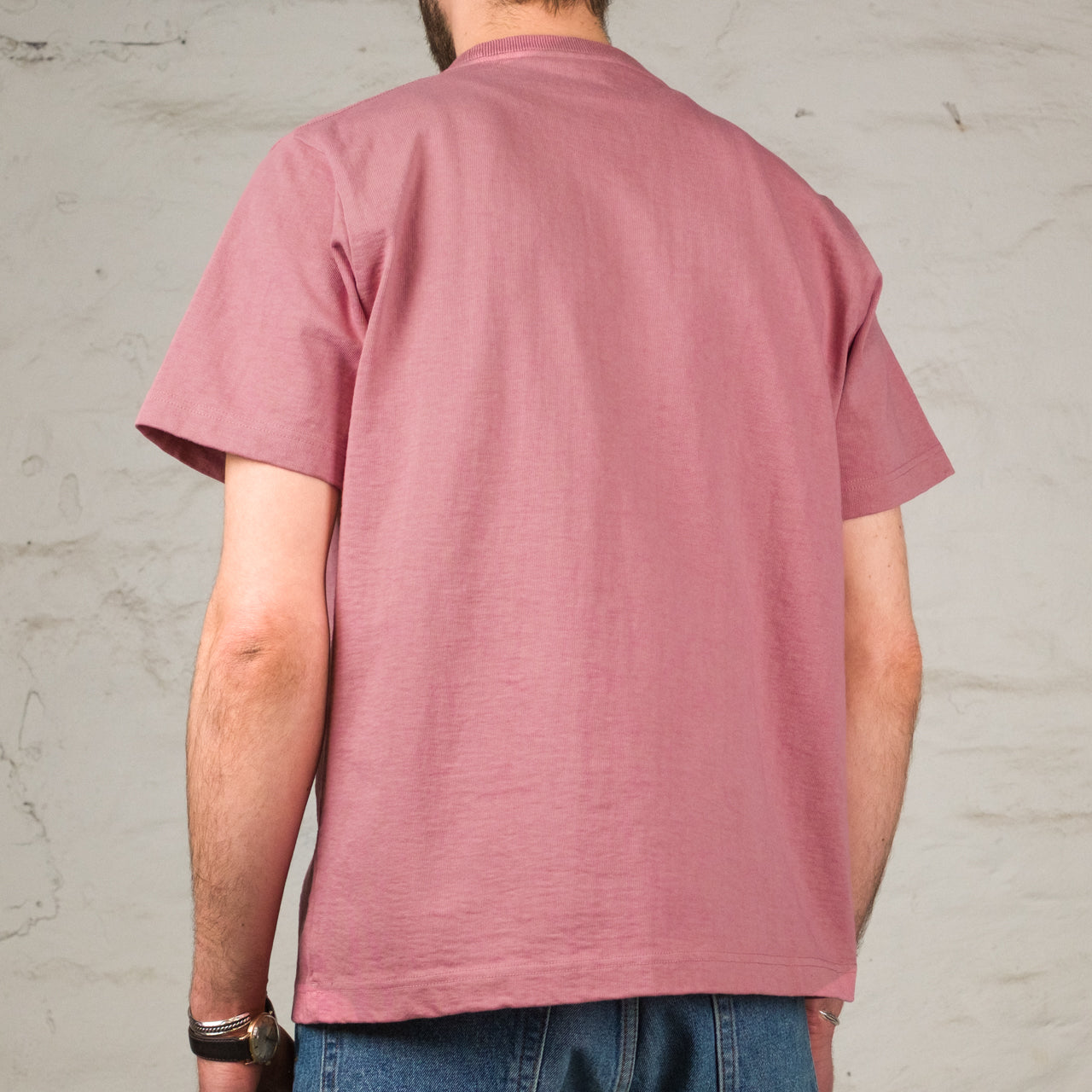 Ultra Heavy Dotsume T-Shirt Old Raspberry