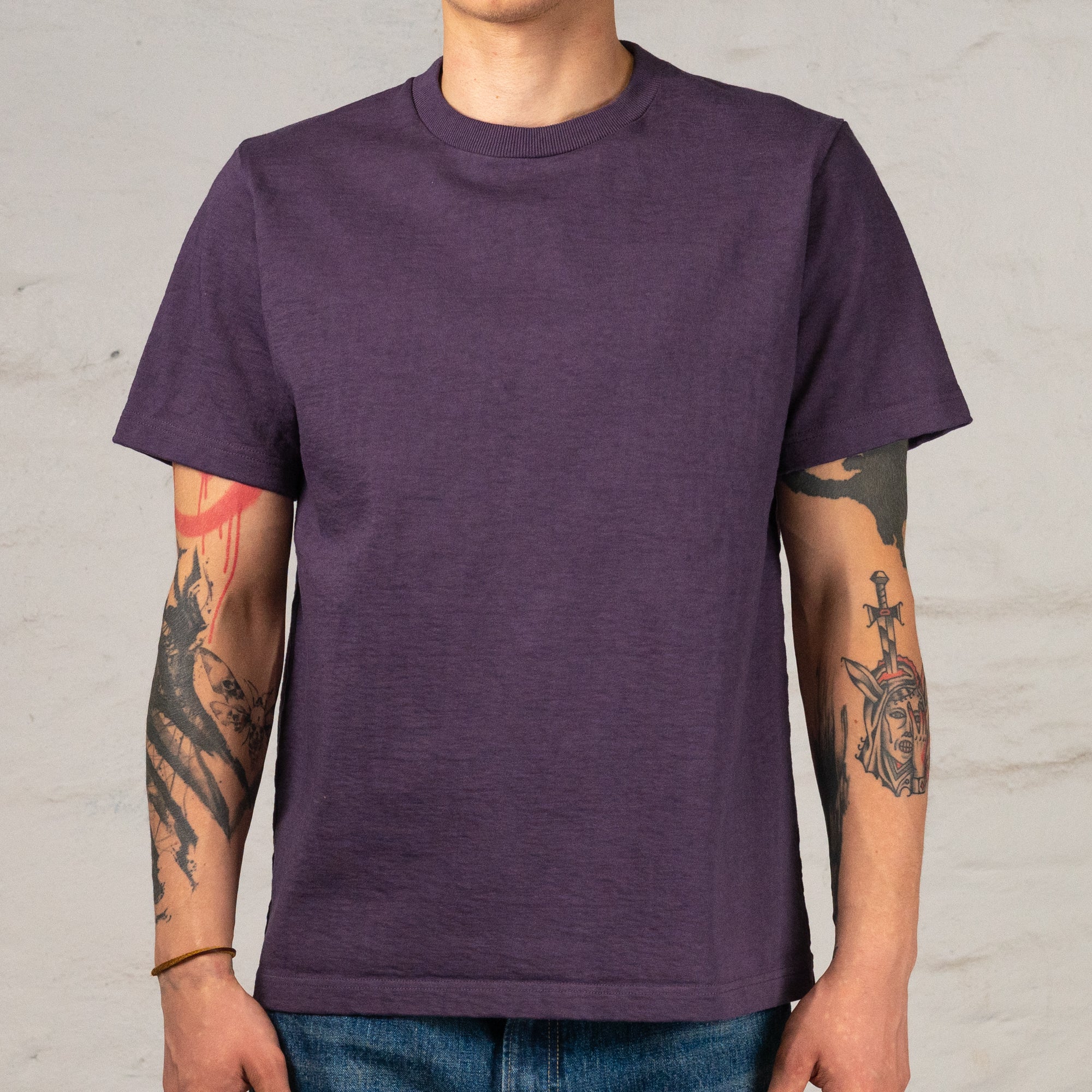 Ultra Heavy Dotsume T-Shirt Grape