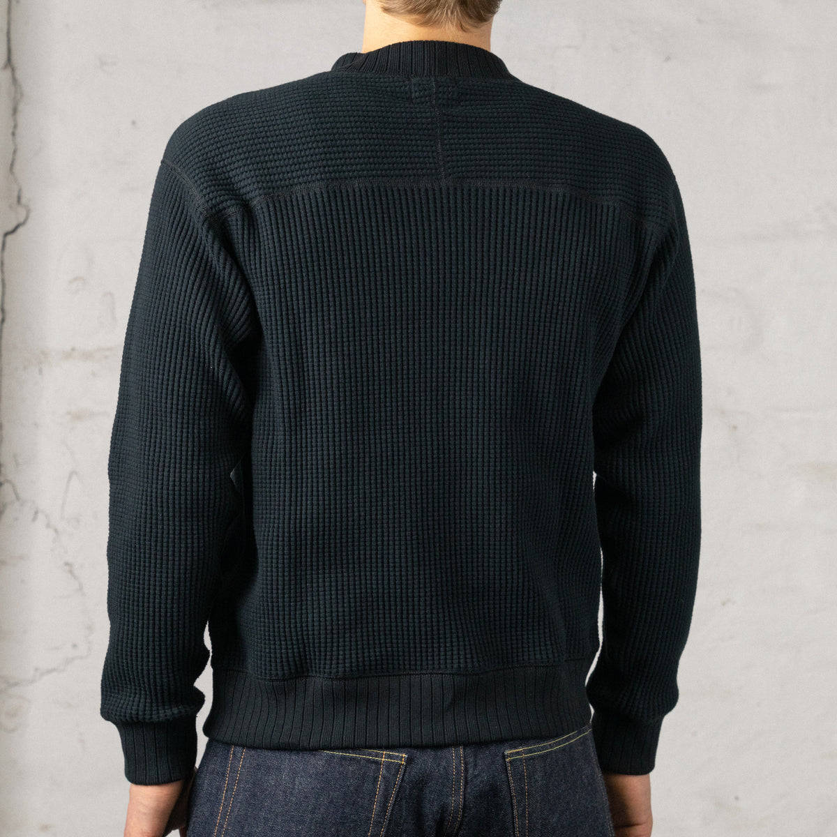 Waffle Midneck Black